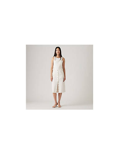 리바이스 Levi Tico Jumper Dress,Serenity Now - White