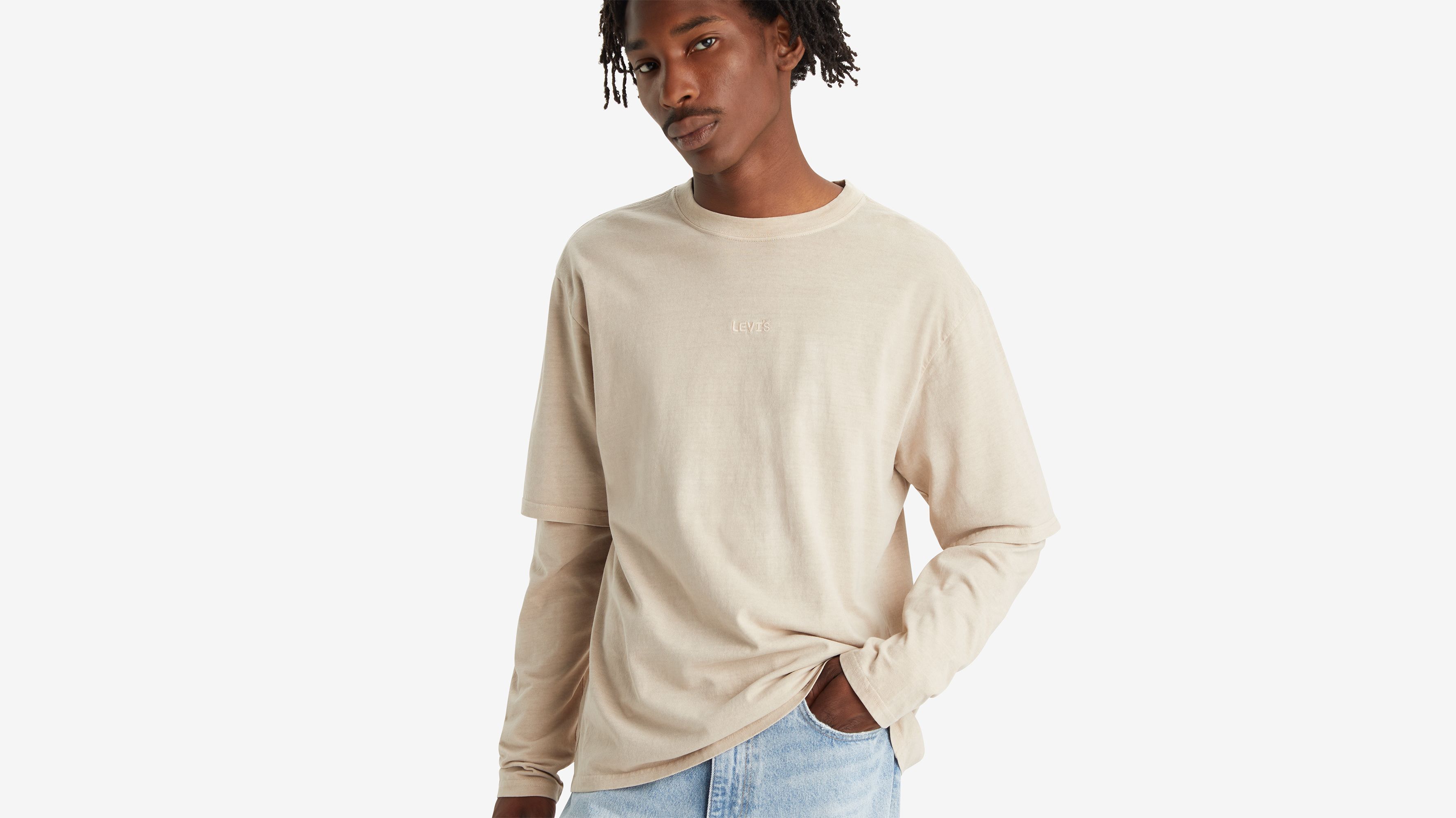 Twofer Long Sleeve Tee - Beige | Levi's® AL