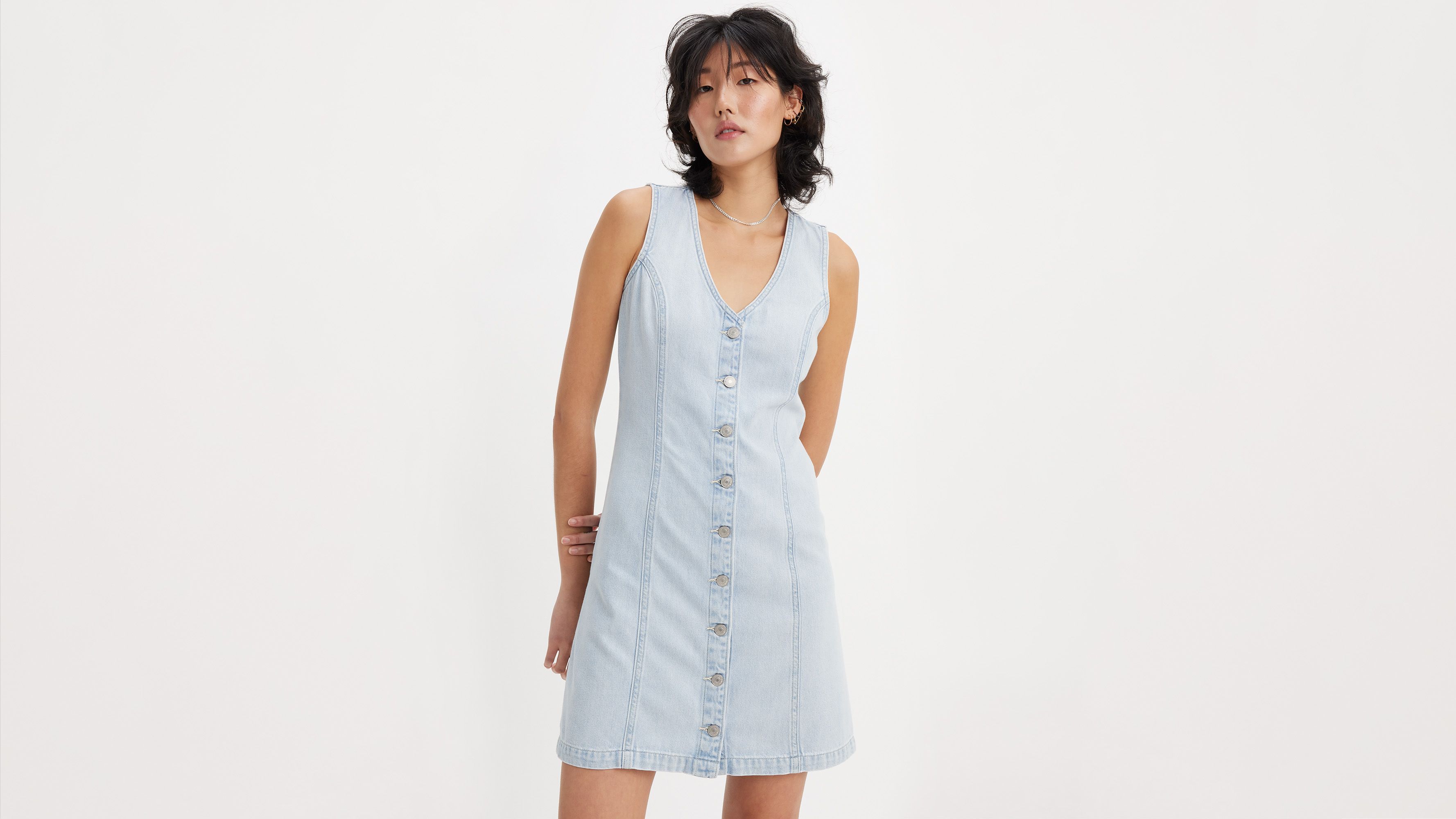 Thora Denim Mini Dress