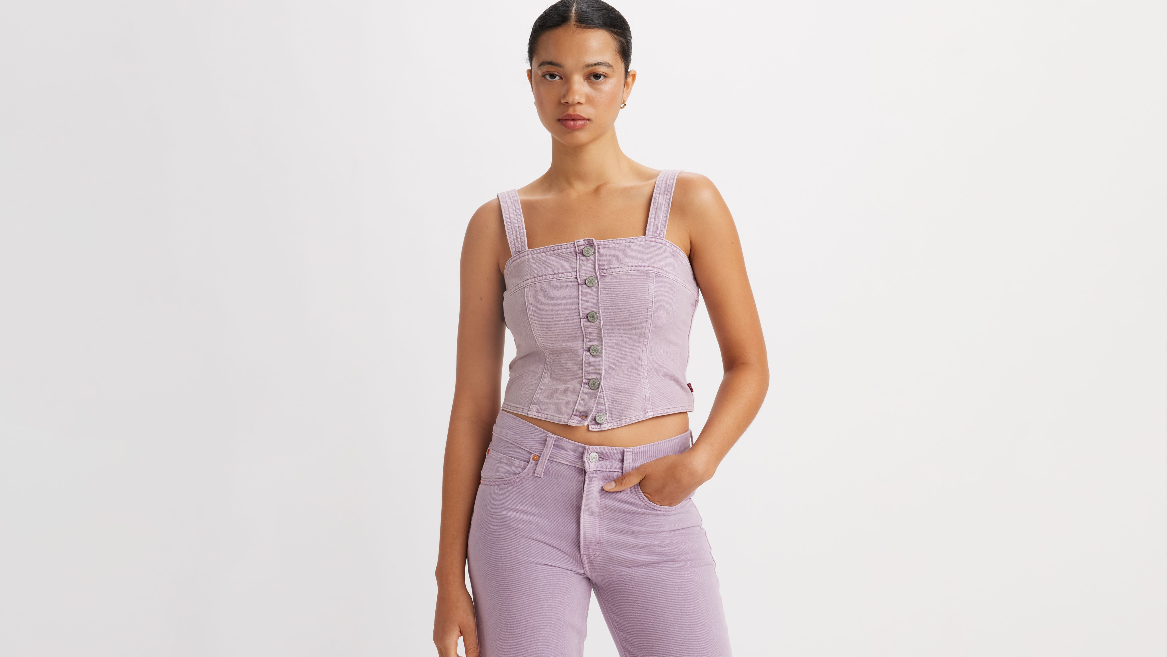 Levi's Drea Tank Top In Purple