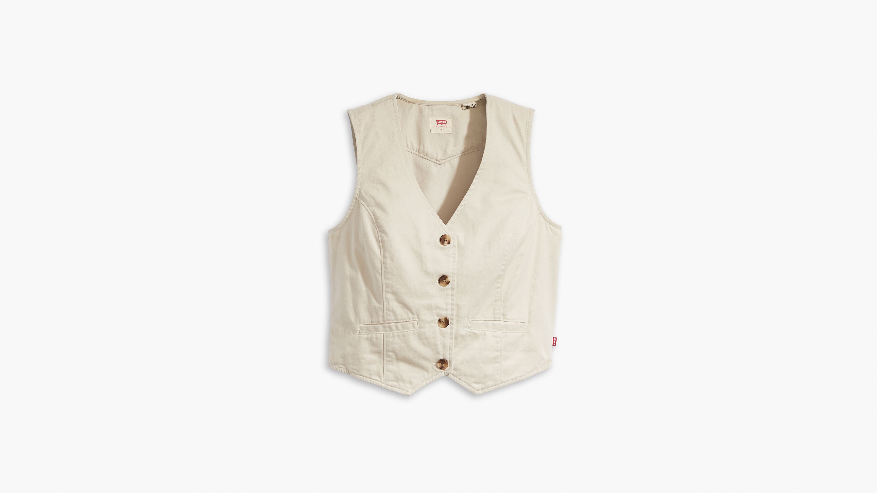 リーバイス Levis 【 Jaylah Lightweight Vest Women 】 ファッション レディースファッション トップス ベスト ジレ レデ Jaylah Vest - Medium Wash | Levi's® US