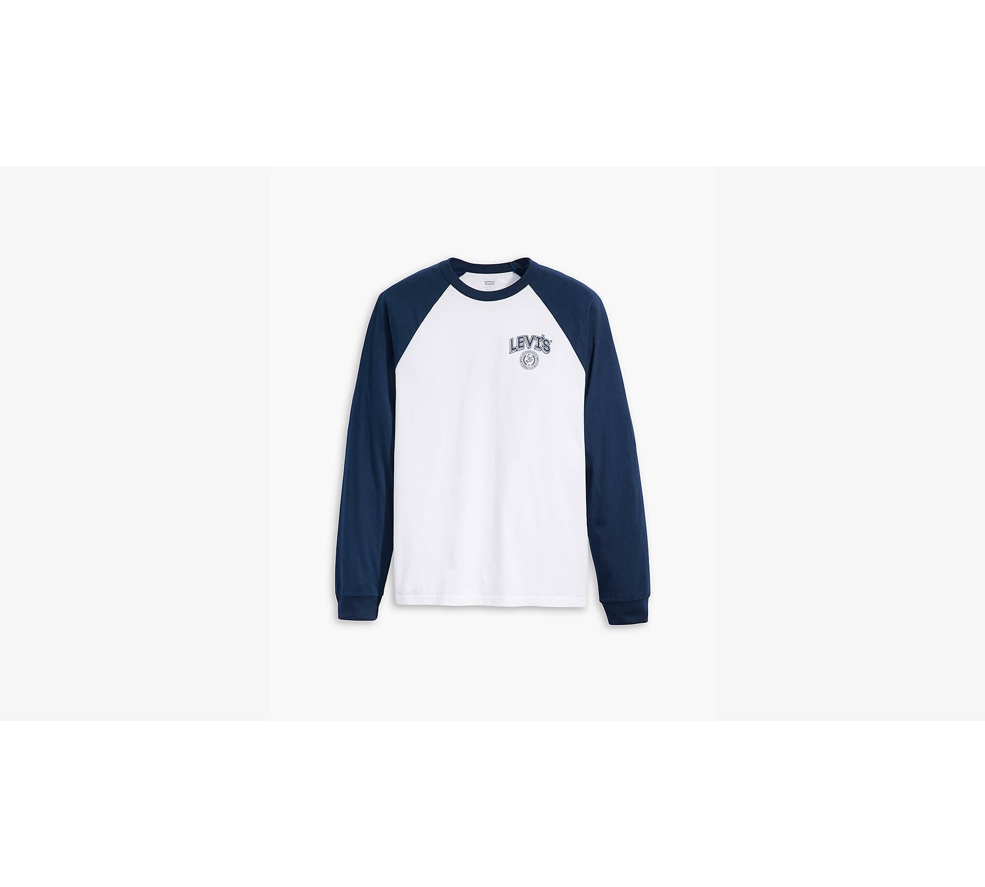 White T-shirt Sleeve Raglan - Levi\'s® US Long Graphic |