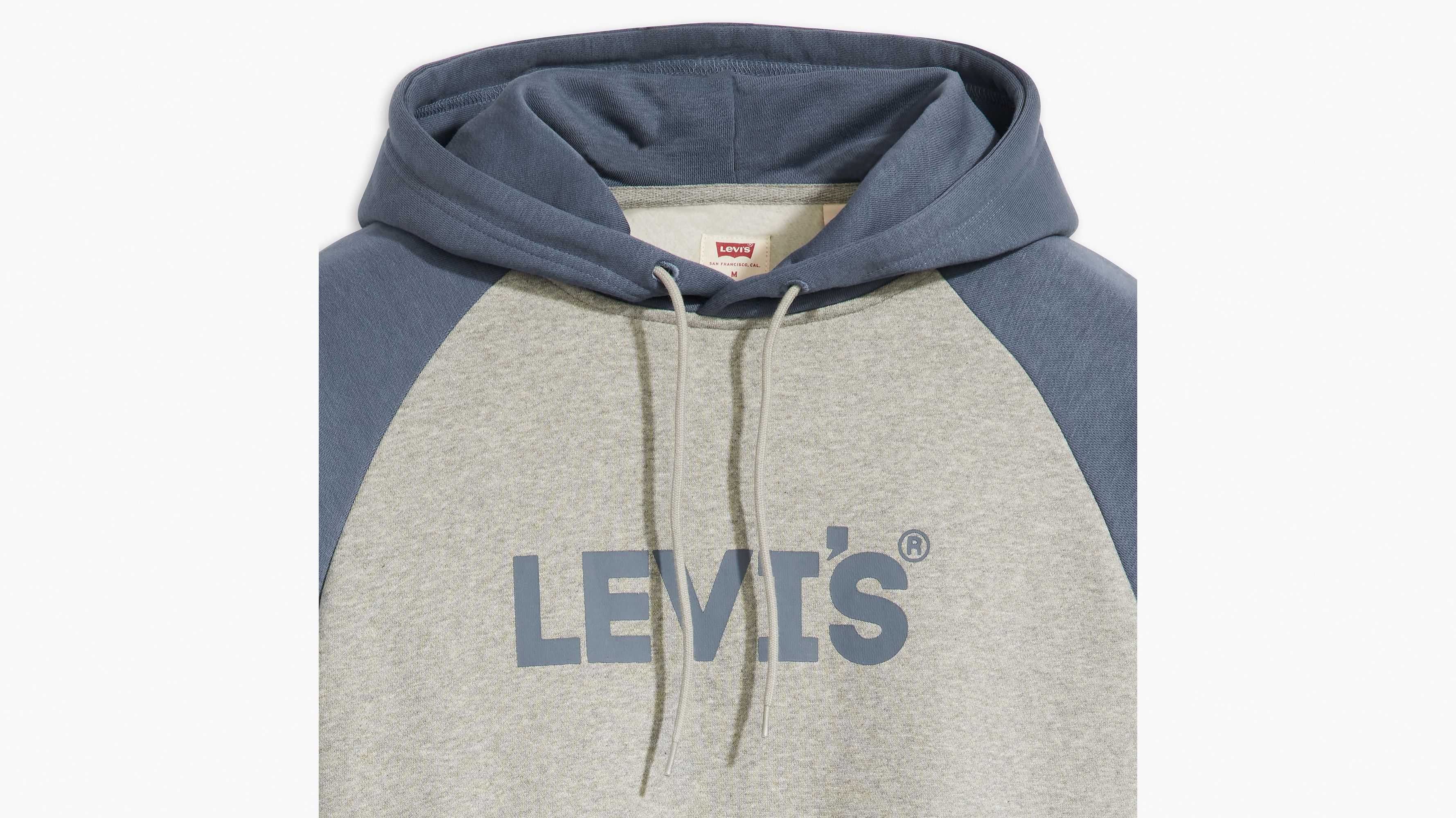 Felpa con cappuccio e maniche raglan stampata 4