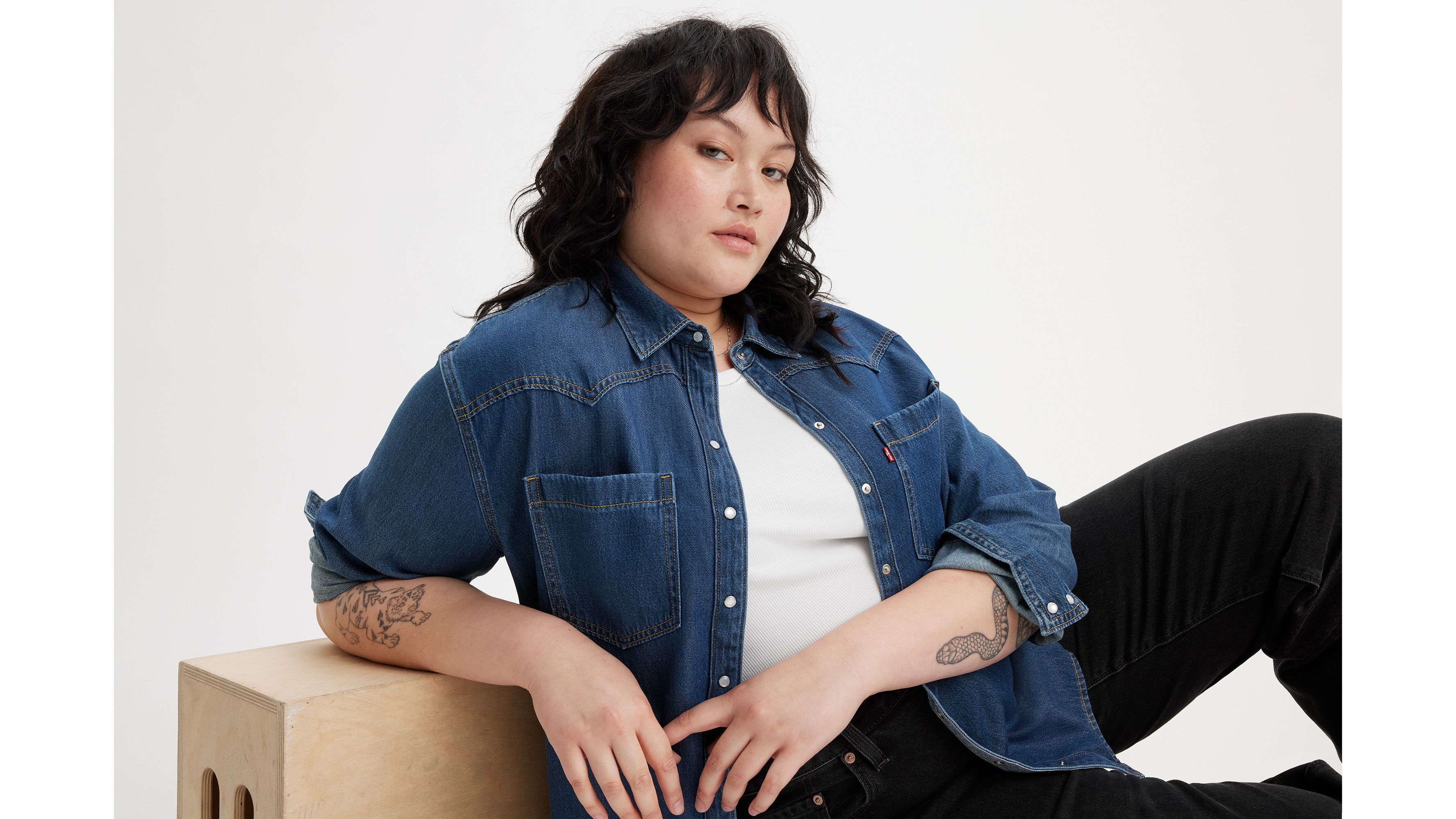 Teodora Westernhemd (Plus-Größe) 4