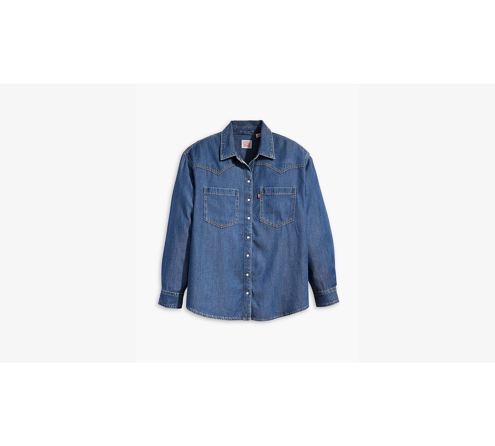 Teodora Western Shirt (plus Size) - Blue | Levi's® GB