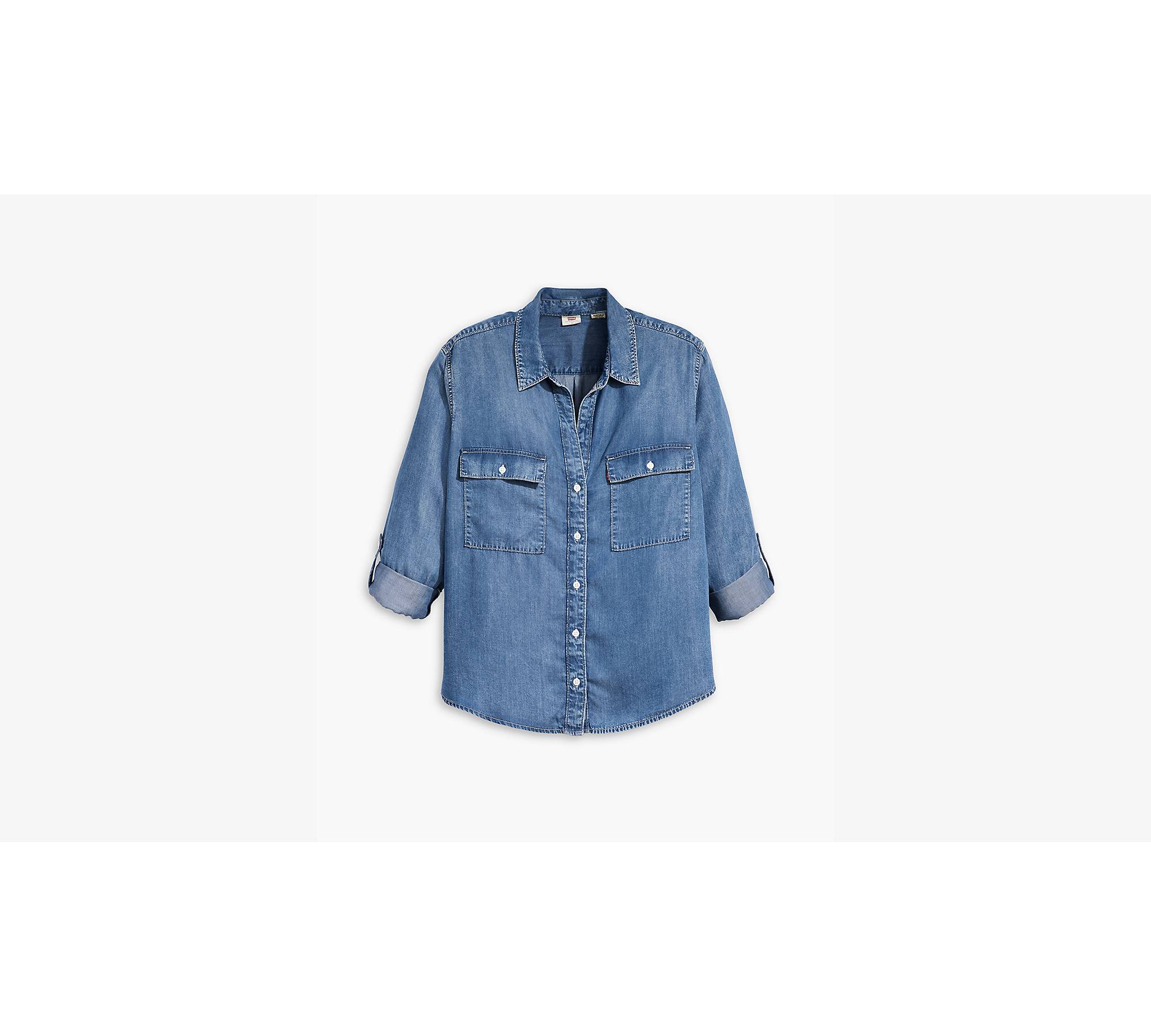 Levi's Doreen Utility Shirt (Plus Size) - Women's - in Patches 1x