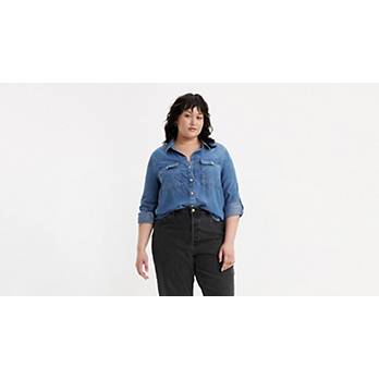 Doreen Utility blouse (Plus Size) 2