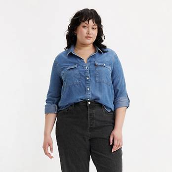 Doreen Utility blouse (Plus Size) 2