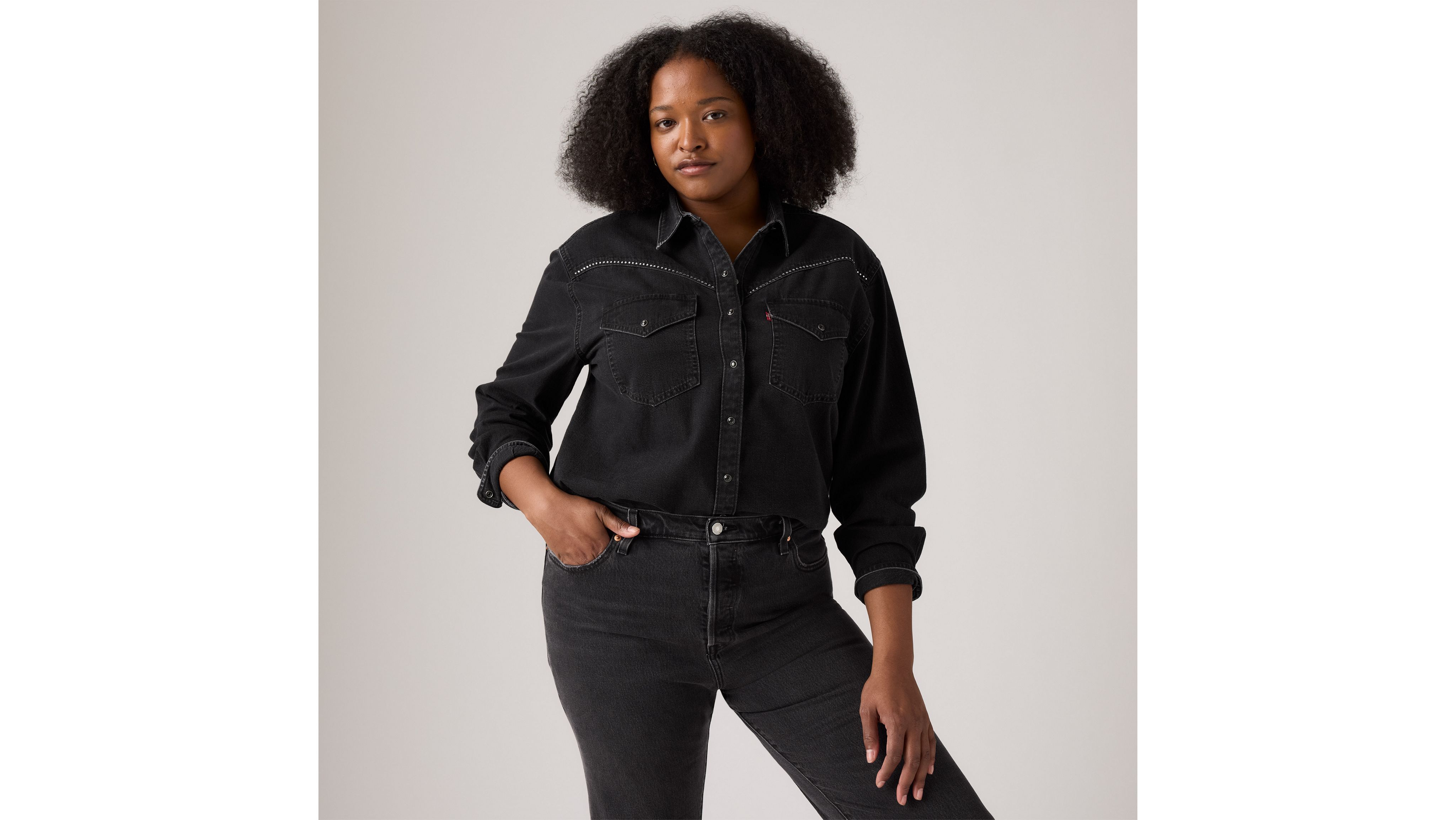 Sawyer Western Shirt (Plus Size) 1