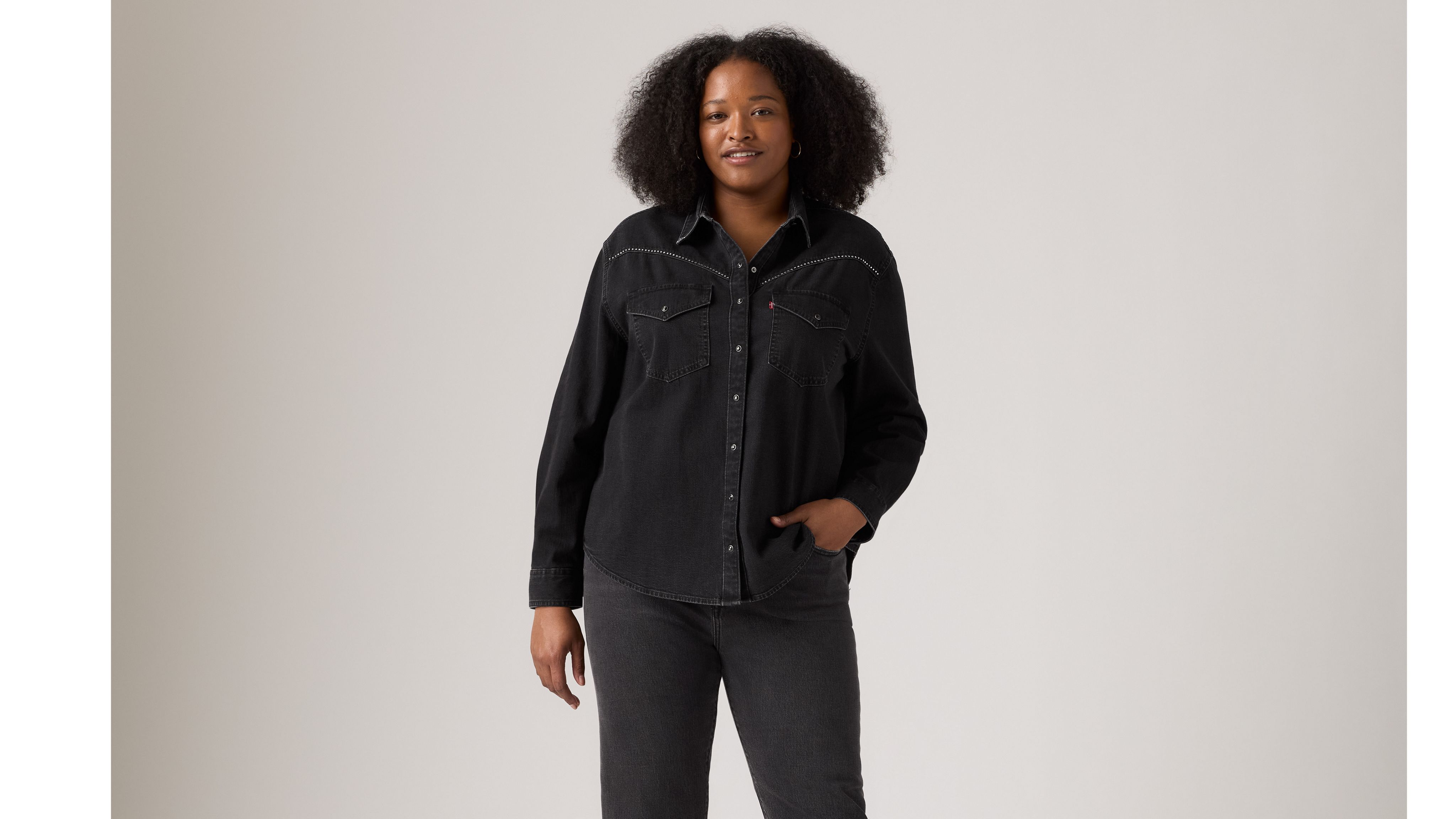 Sawyer Western Shirt (Plus Size) 4