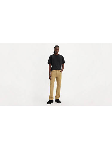 리바이스 Levi 506 Comfort Straight Fit Mens Jeans,Harvest Gold - Brown - Stretch
