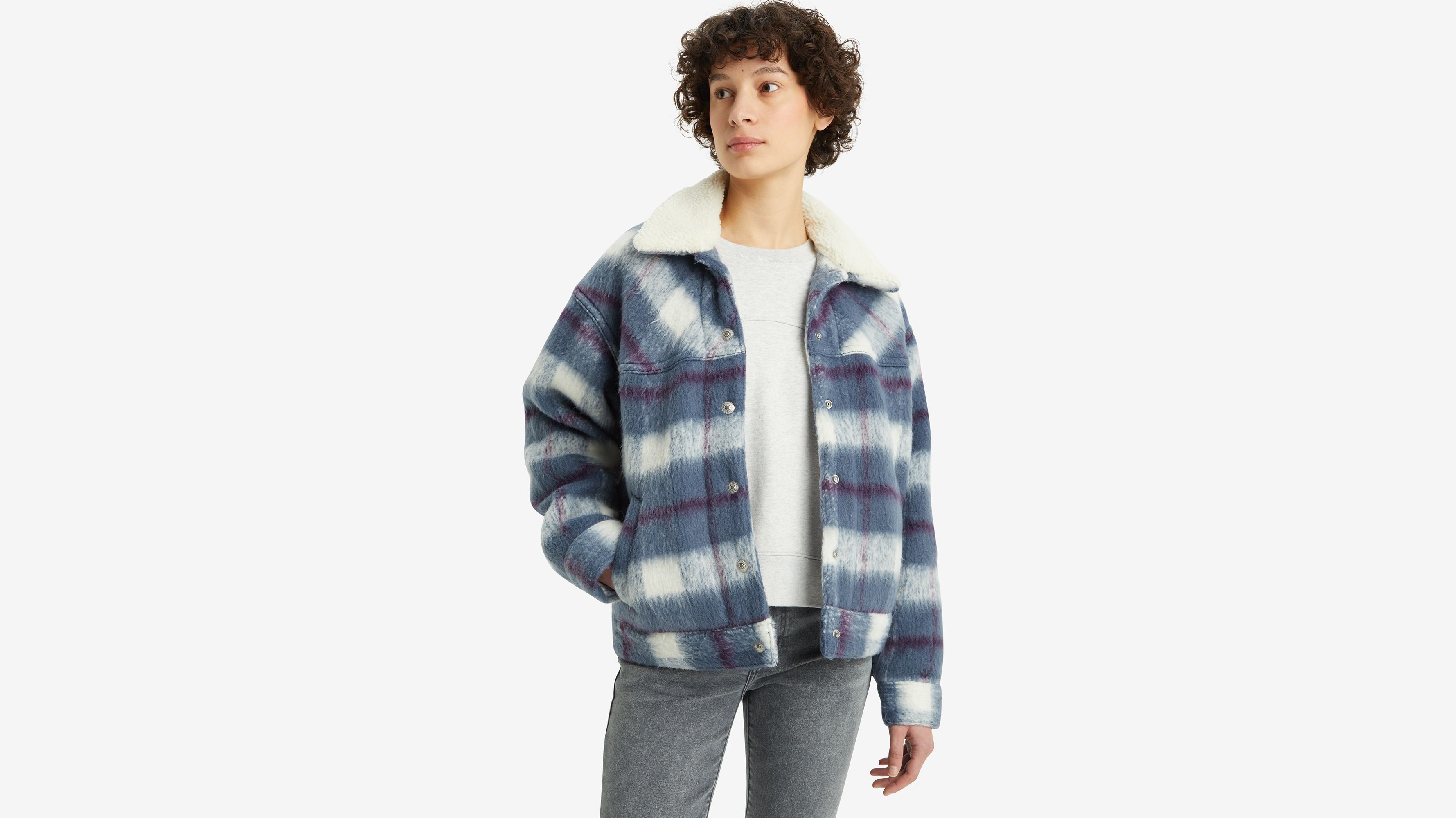 90's Sherpa Trucker Jacke 1