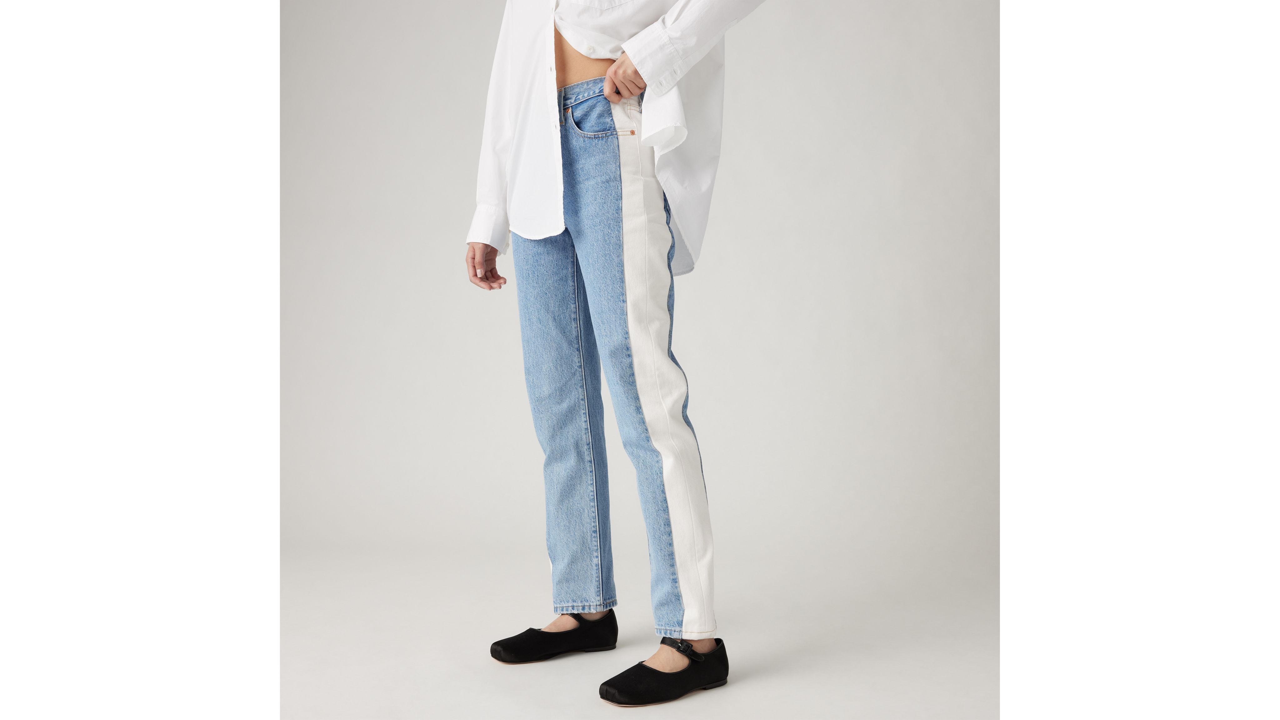 Levi's® for Pari's 501® Paneled Crop Jeans 2