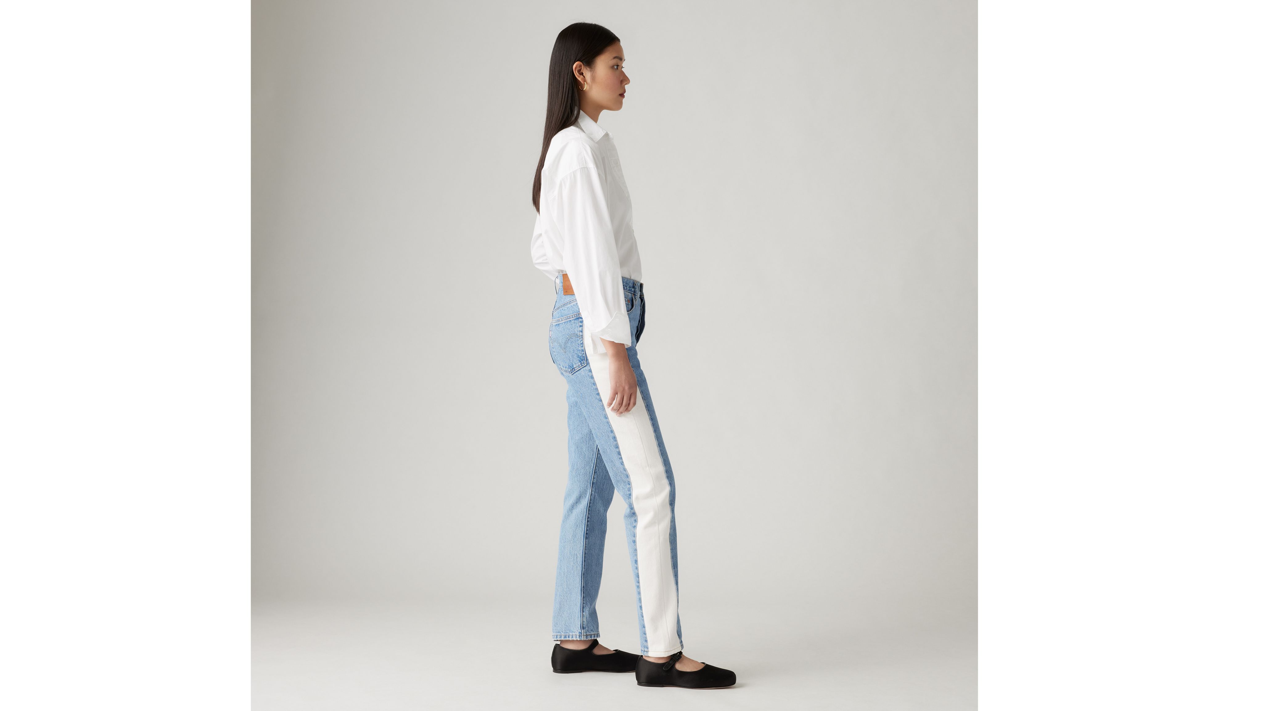 Levi's® for Pari's 501® Paneled Crop Jeans 4