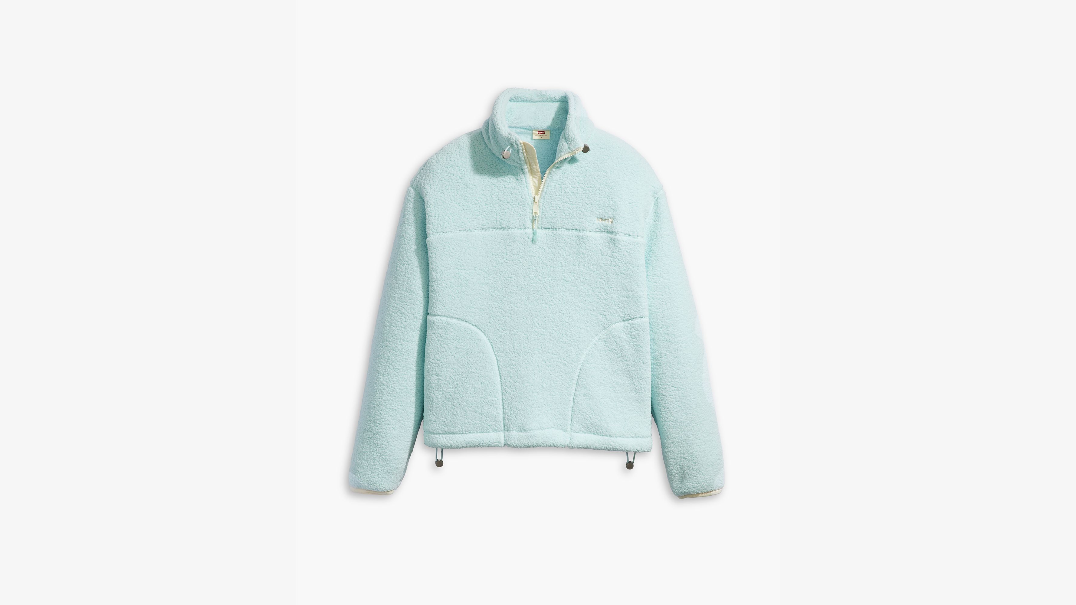 Big Foot Sherpa 1/4 Zip Sweatshirt - Blue | Levi's® US