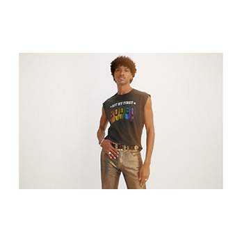 Levi's® Pride Cropped Muscle Tank Top 1