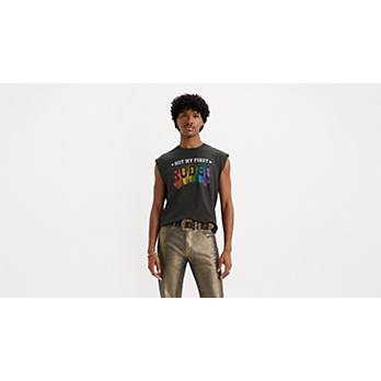 Levi's® Pride Cropped Muscle Tank Top 2