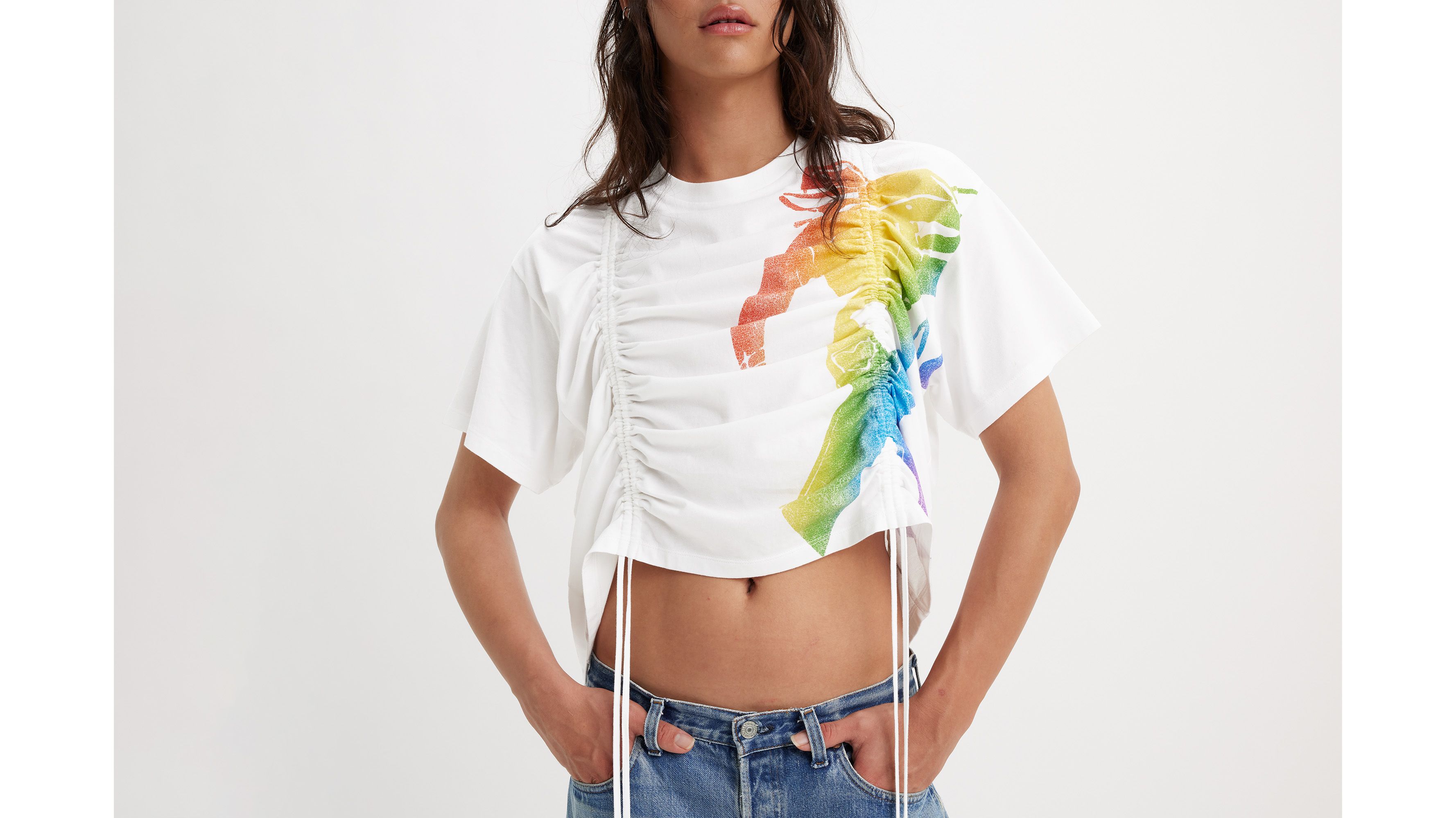 Levi's® Pride Cinched Short Stack Tee 4