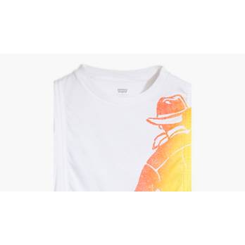 Levi's® Pride Kurzes Stack T-Shirt mit Schnürdetail 5