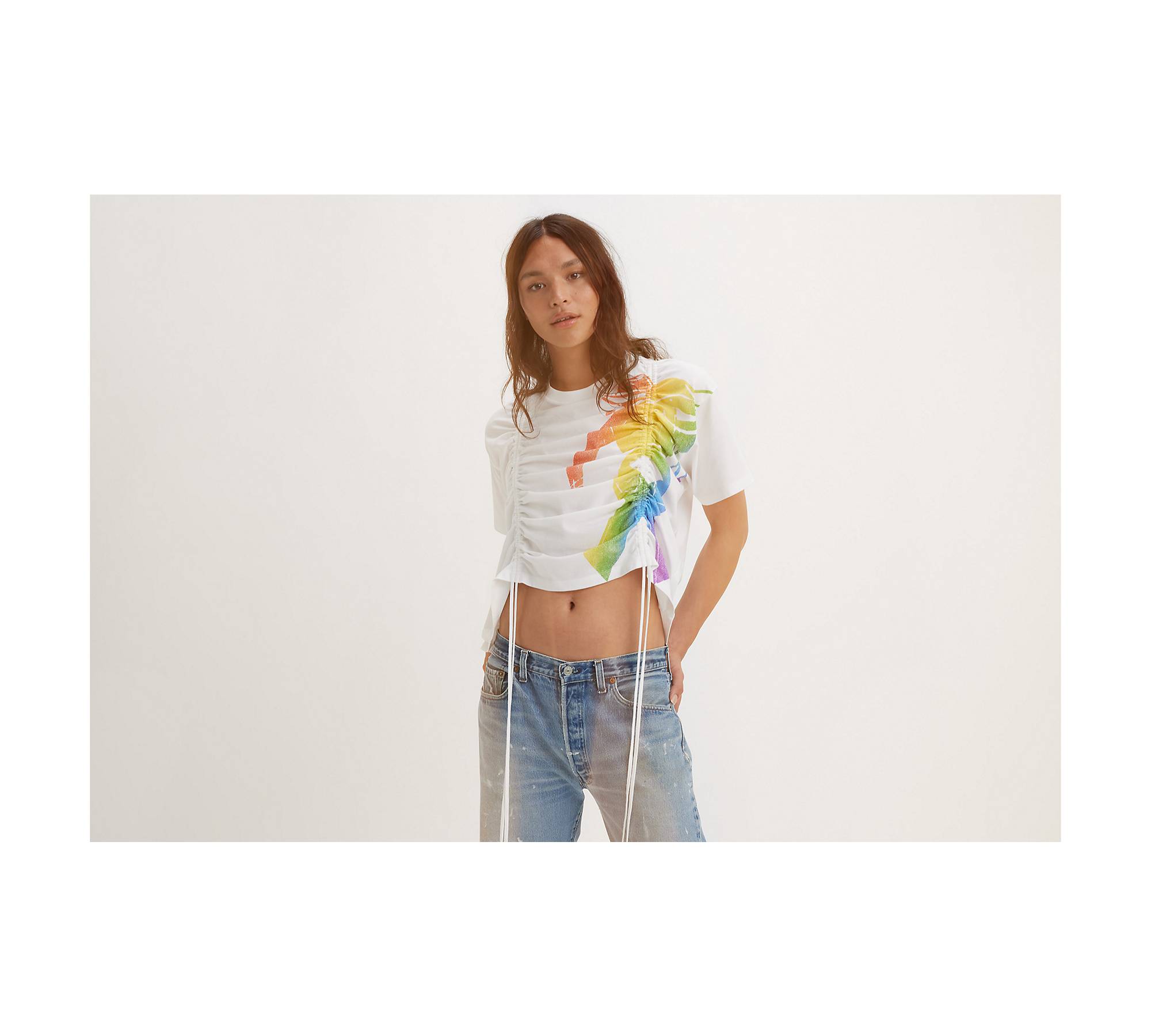 Levi's® Pride Cinched Short Stack T-Shirt 1