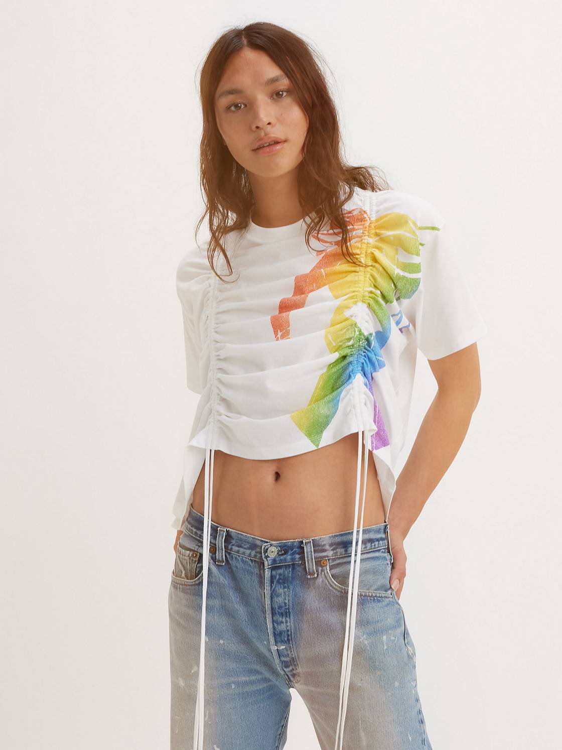 Levi's® Pride Cinched Short Stack Tee 1