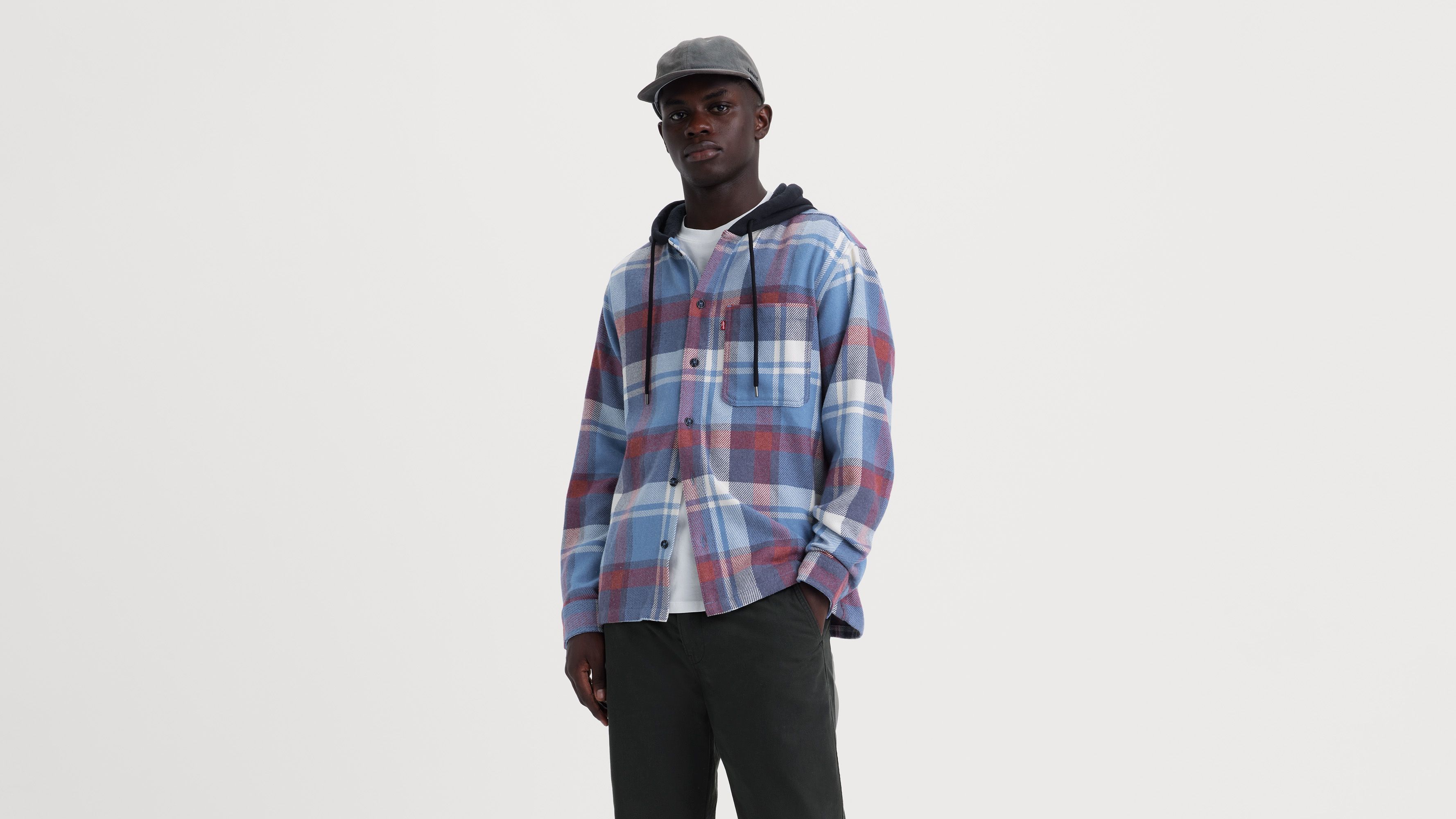 Heavyweight Hooded Flannel Shirt