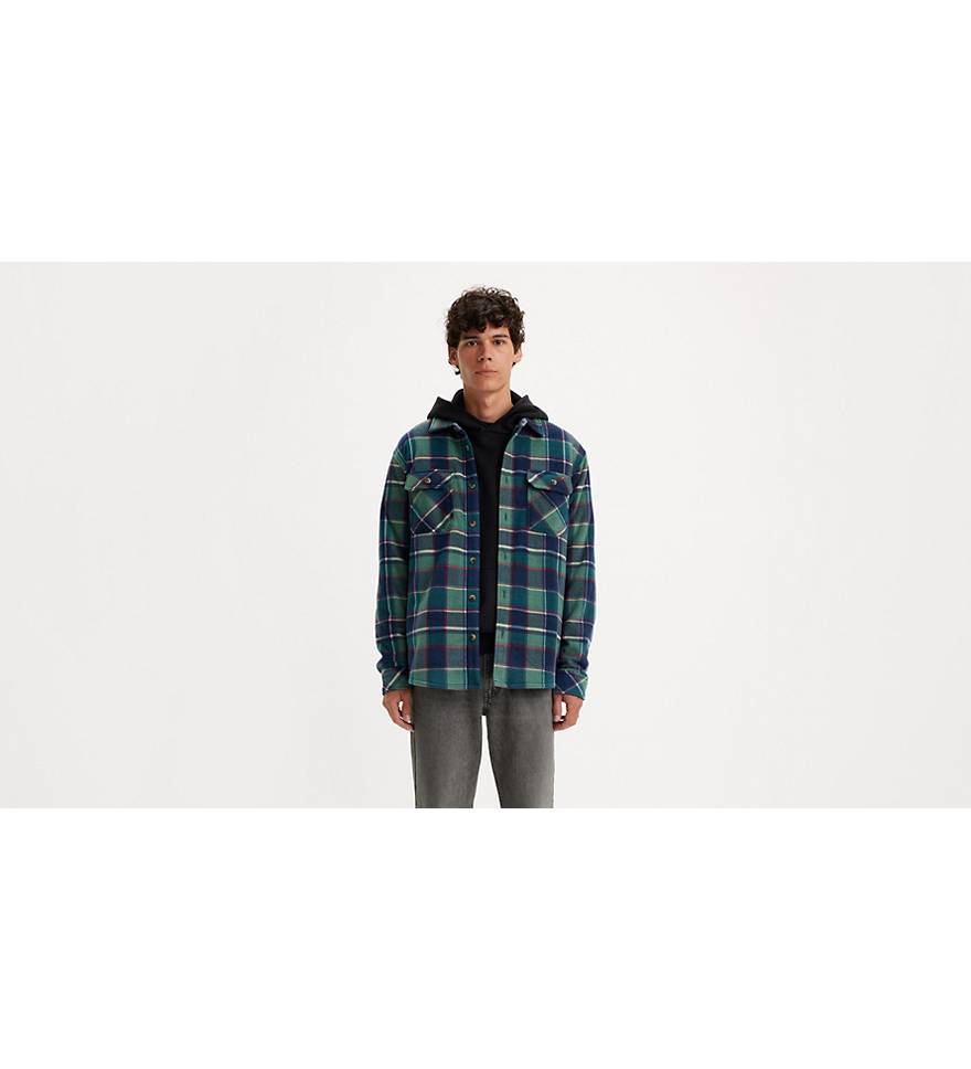 Microfleece Bonded Sherpa Shirt - Multi-color | Levi's® US