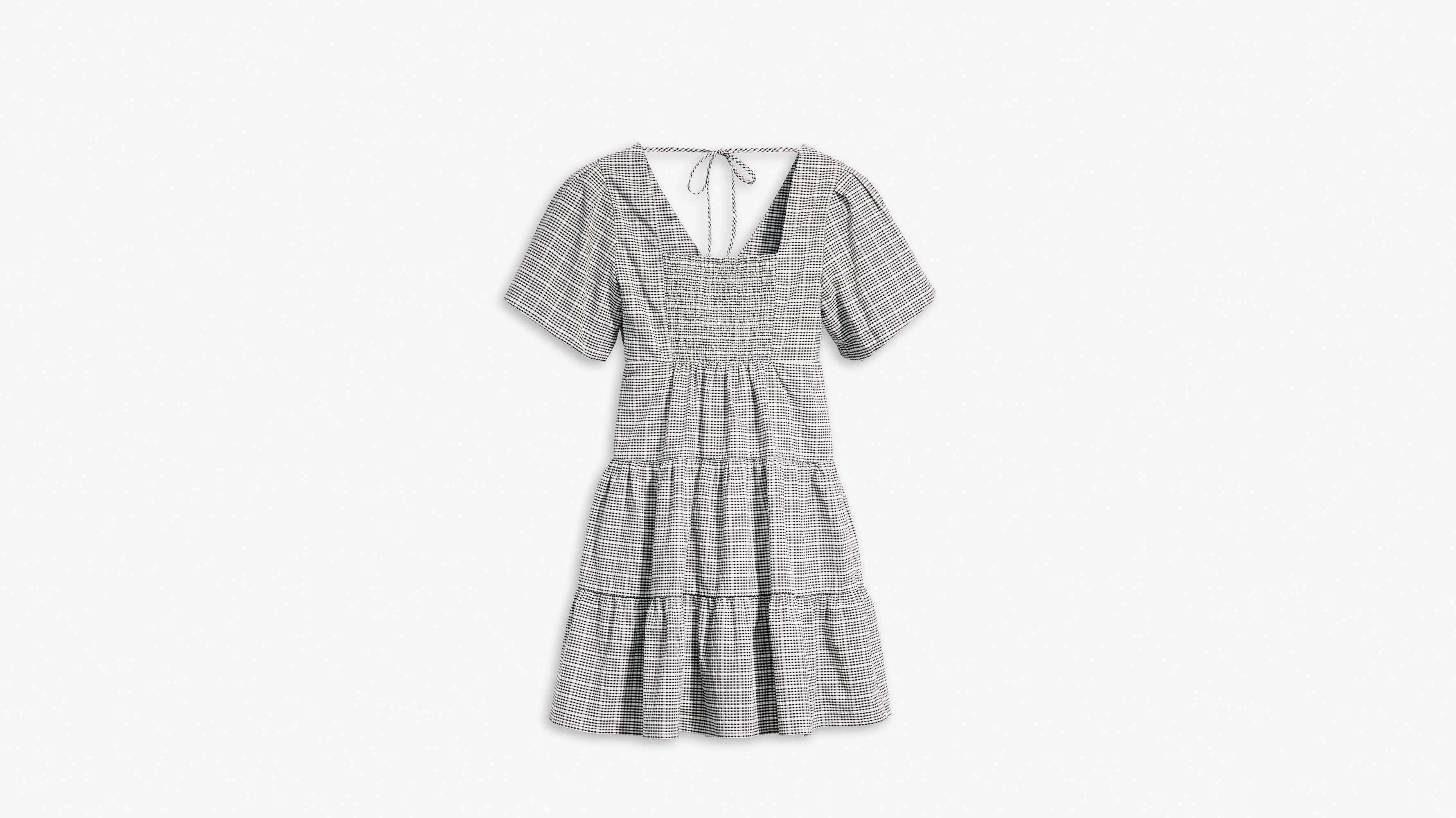 Volume Sleeve Tiered Dress - Grey | Levi's® US