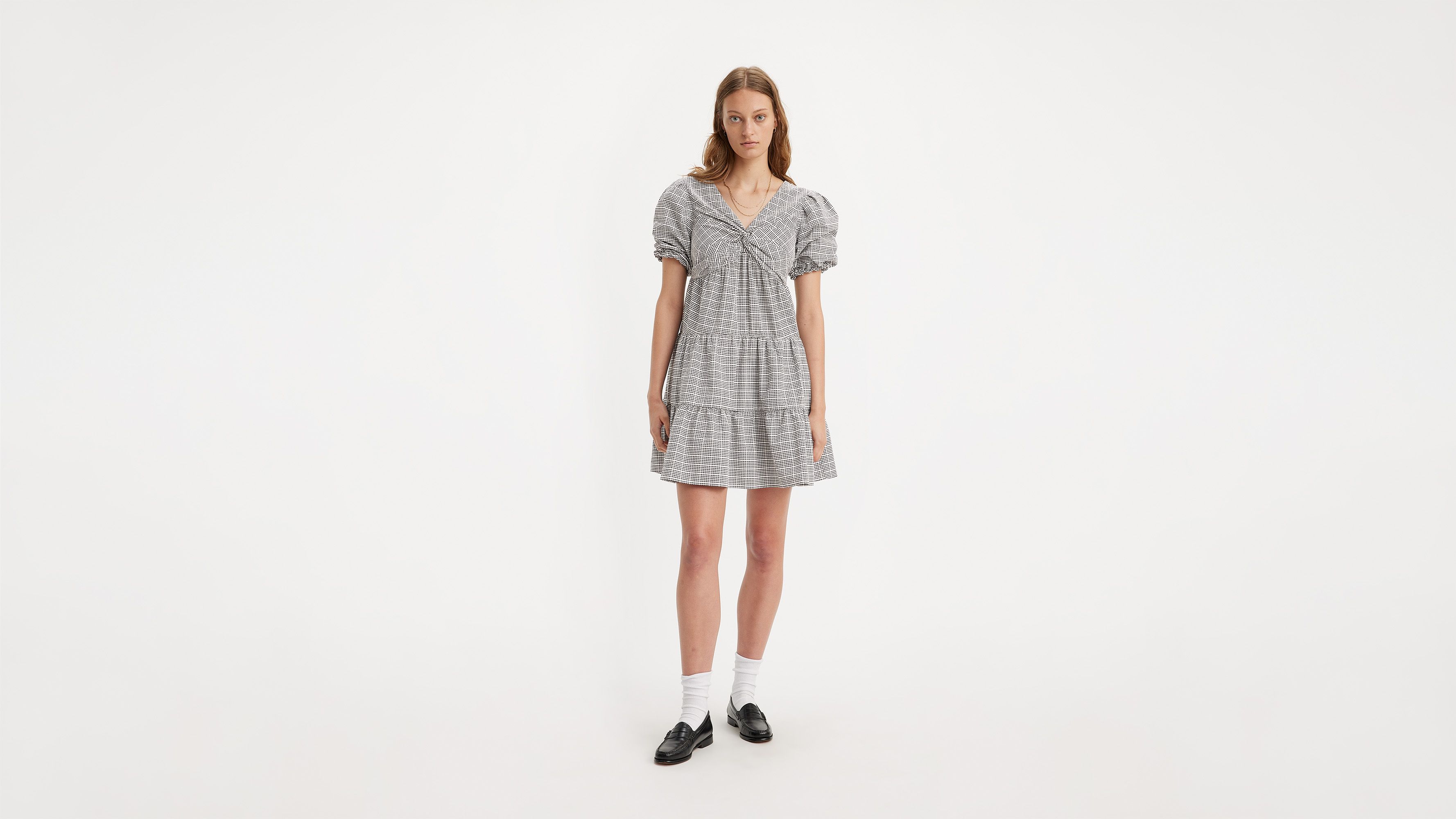 Shop Levi's Volume Sleeve Tiered Dress