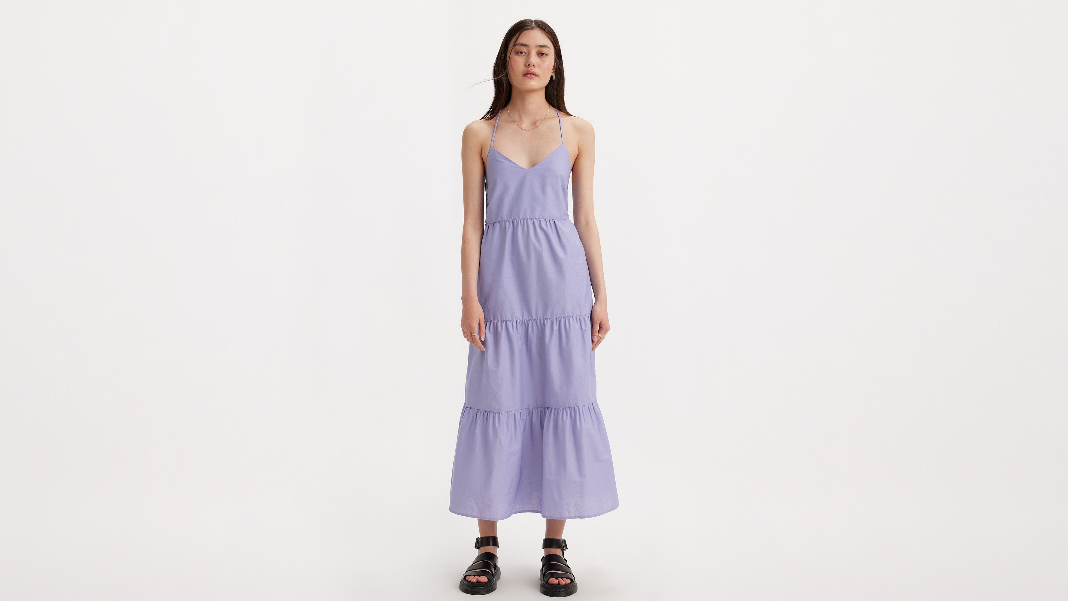 Maxi Slip Dress Purple Levi's® GB