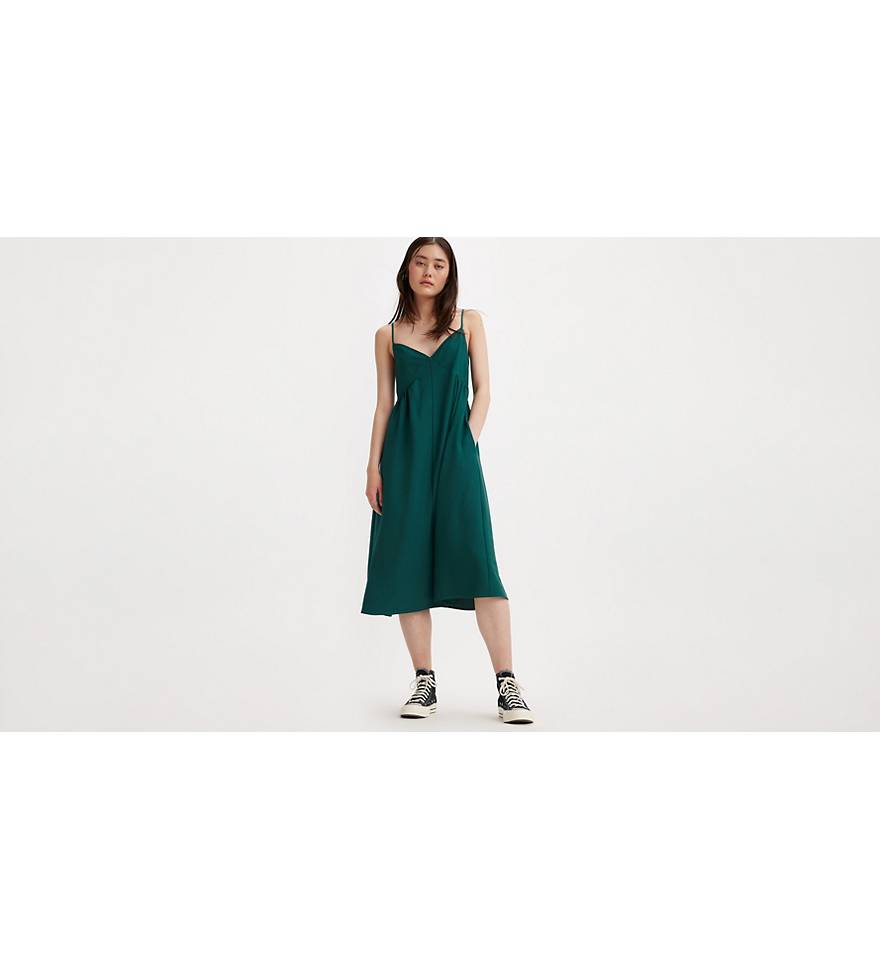 Slip Dress - Green