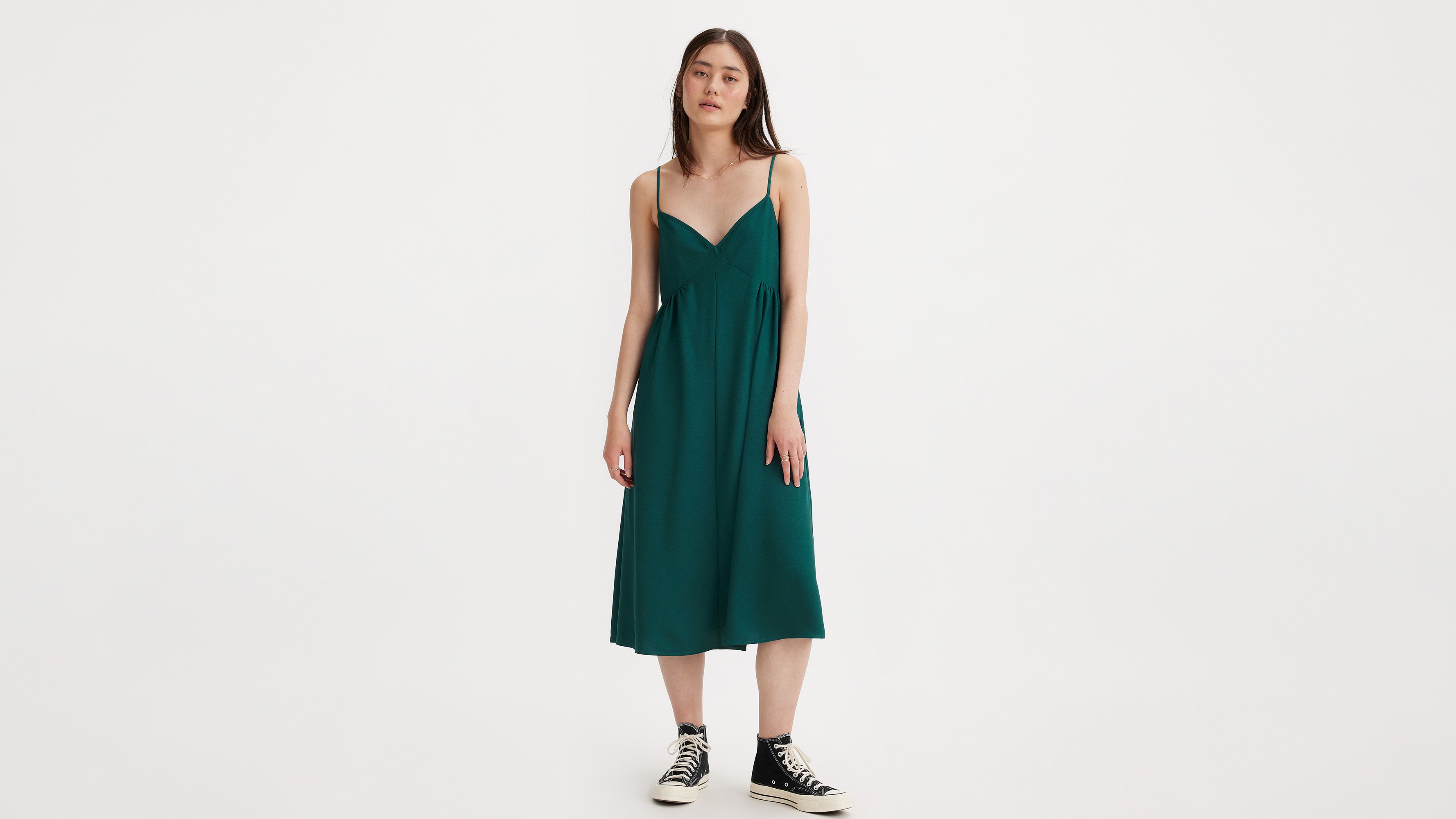 Slip Green GR Levi\'s® Dress | - Maxi