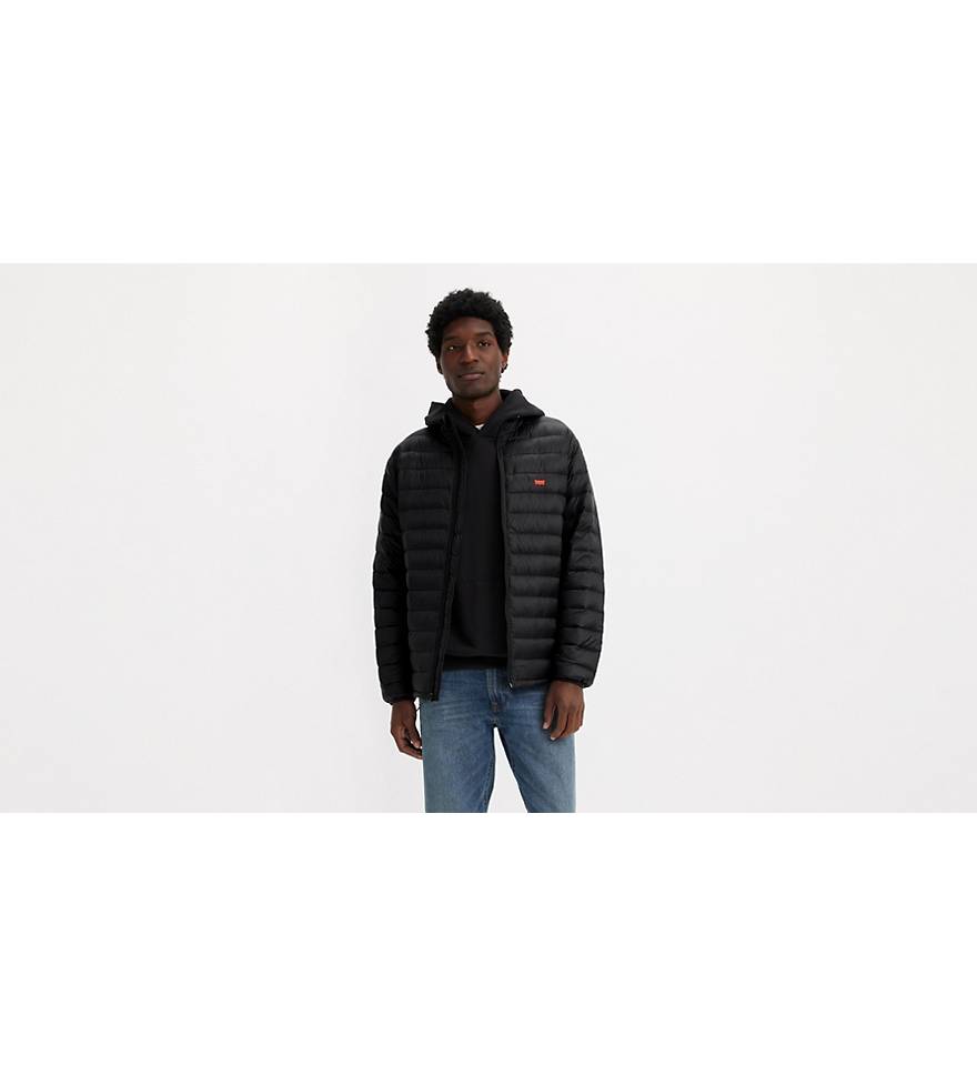 Packable Down Puffer Jacket - Black | Levi's® CA