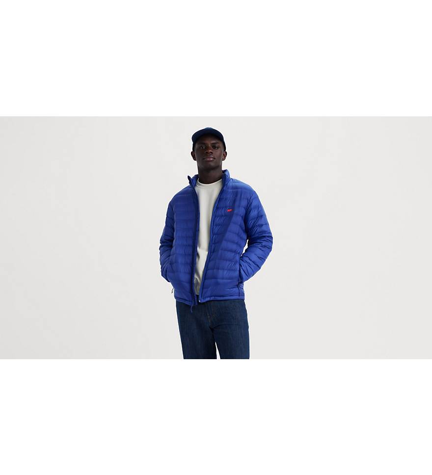 Packable Down Puffer Jacket - Blue | Levi's® US