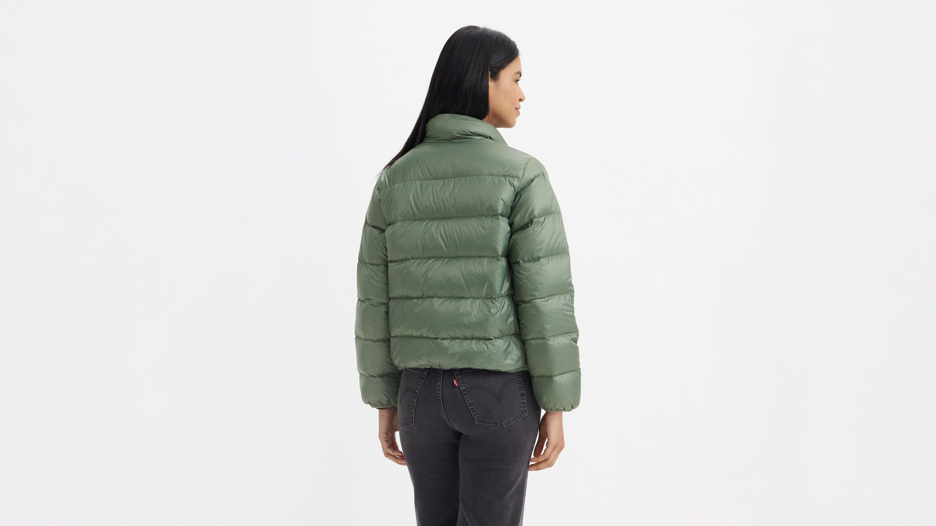 Packable Down Puffer Jacket - Green | Levi's® US