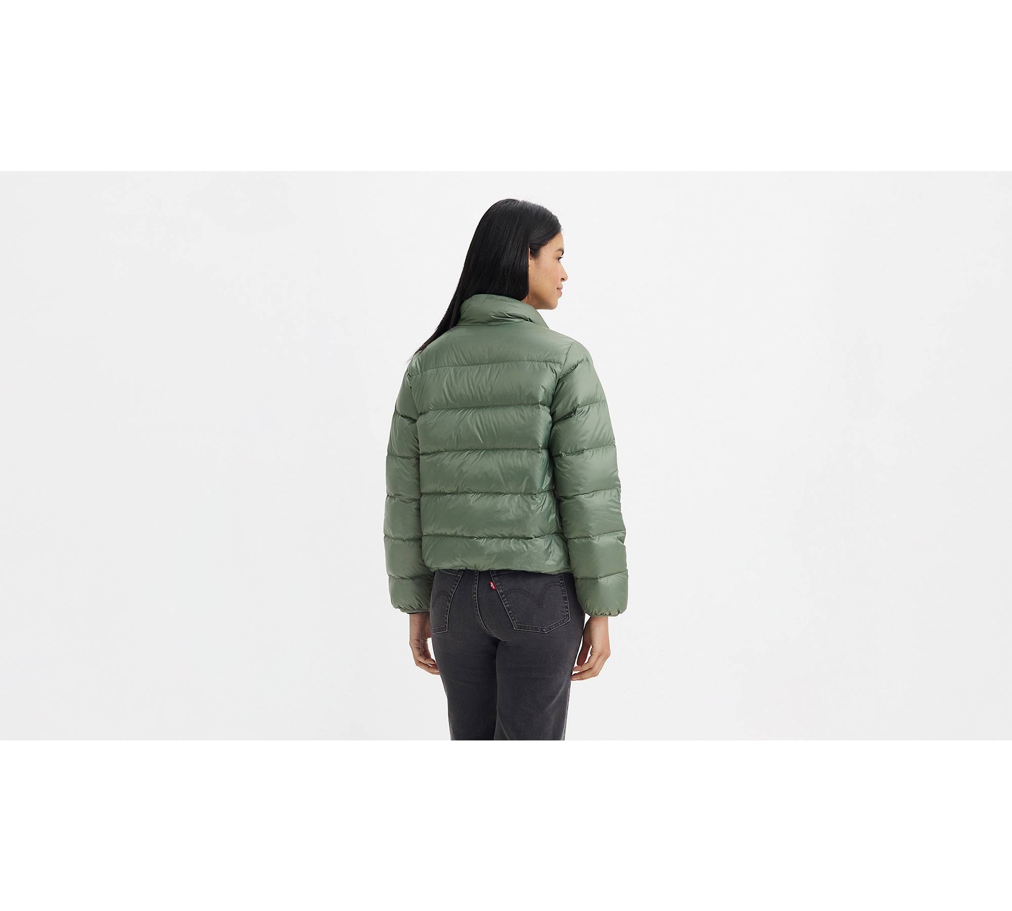 Packable Down Puffer Jacket - Green | Levi's® CA