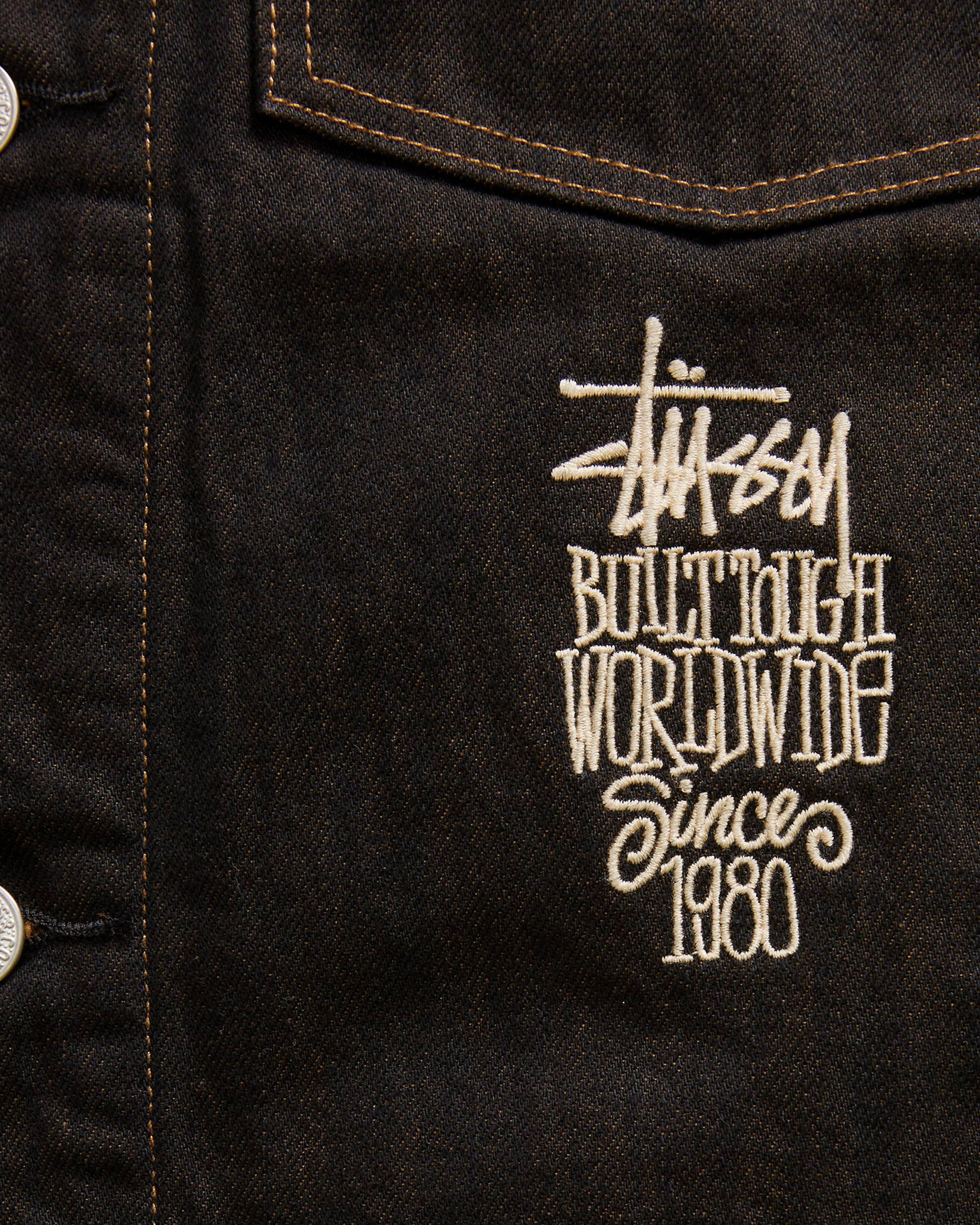 Stüssy & Levi's® Crispy Rinse Trucker Jacket - Black Stüssy & Levi's® Crispy Rinse Trucker Jacket - Black