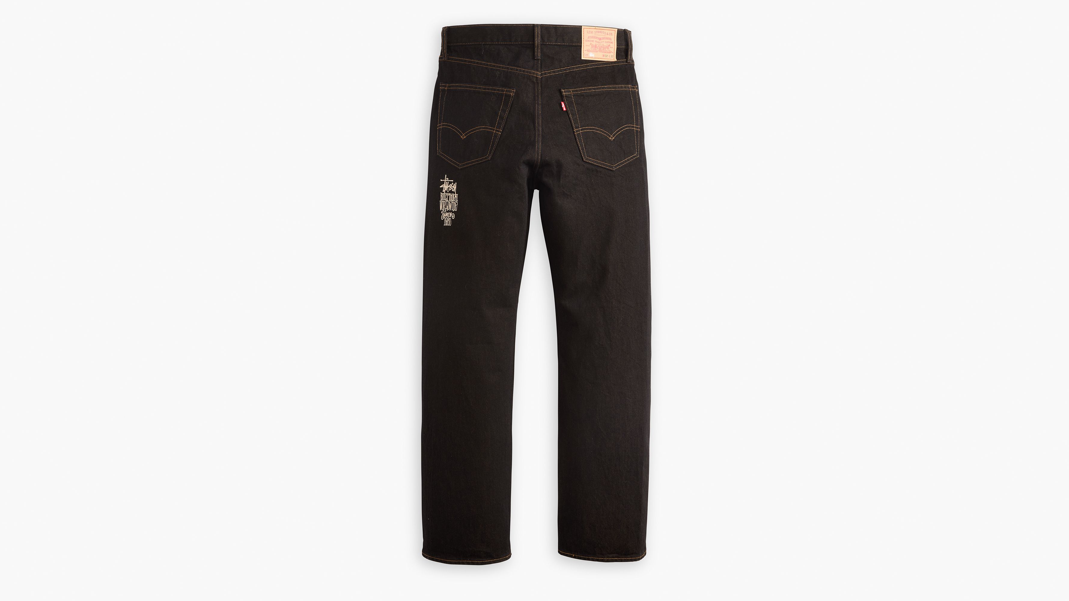 Stüssy & Levi's® Crispy Rinse Jeans - Black | Levi's® CA