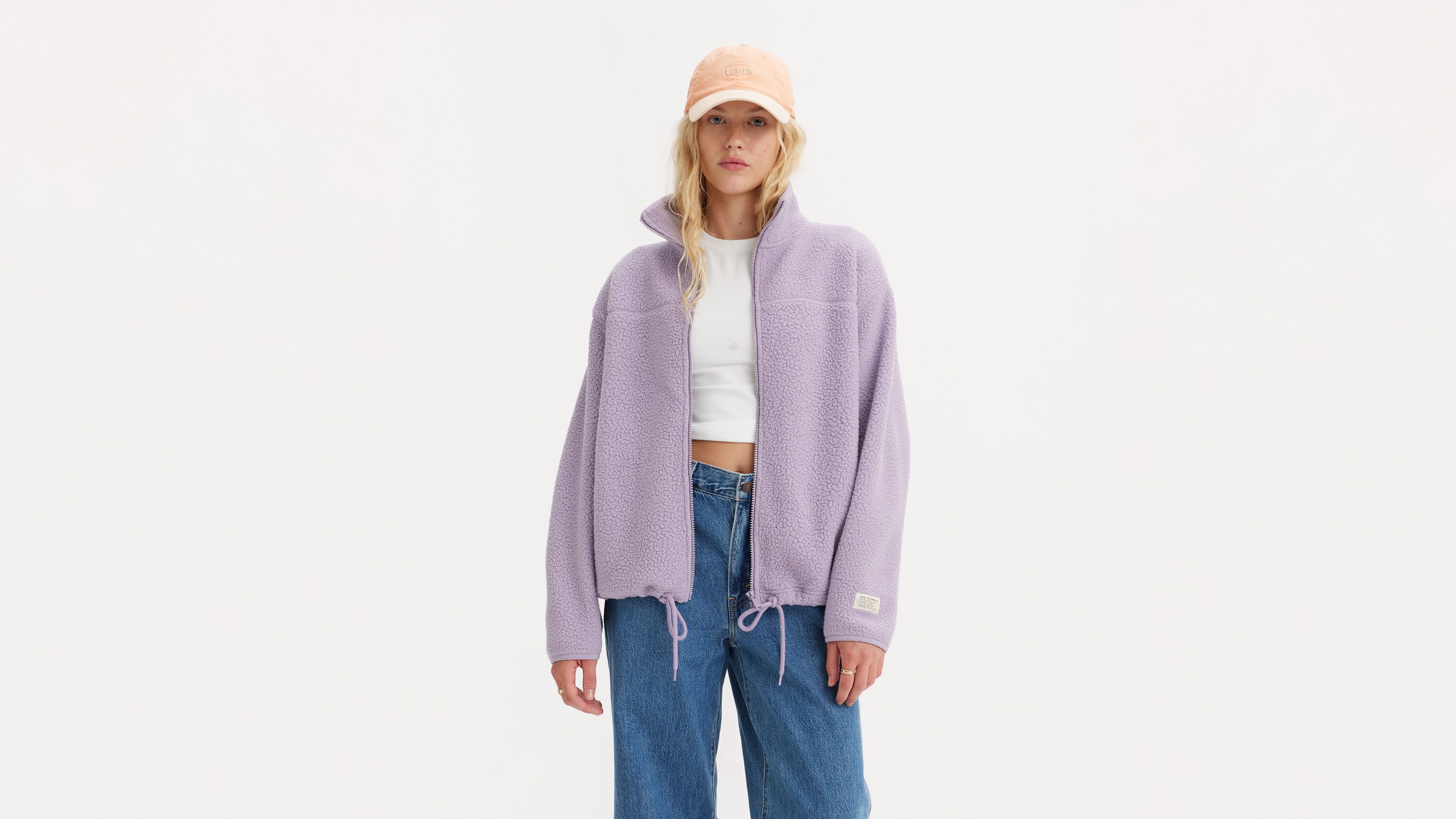 All Over Sherpa Jacket Purple Levi s CA