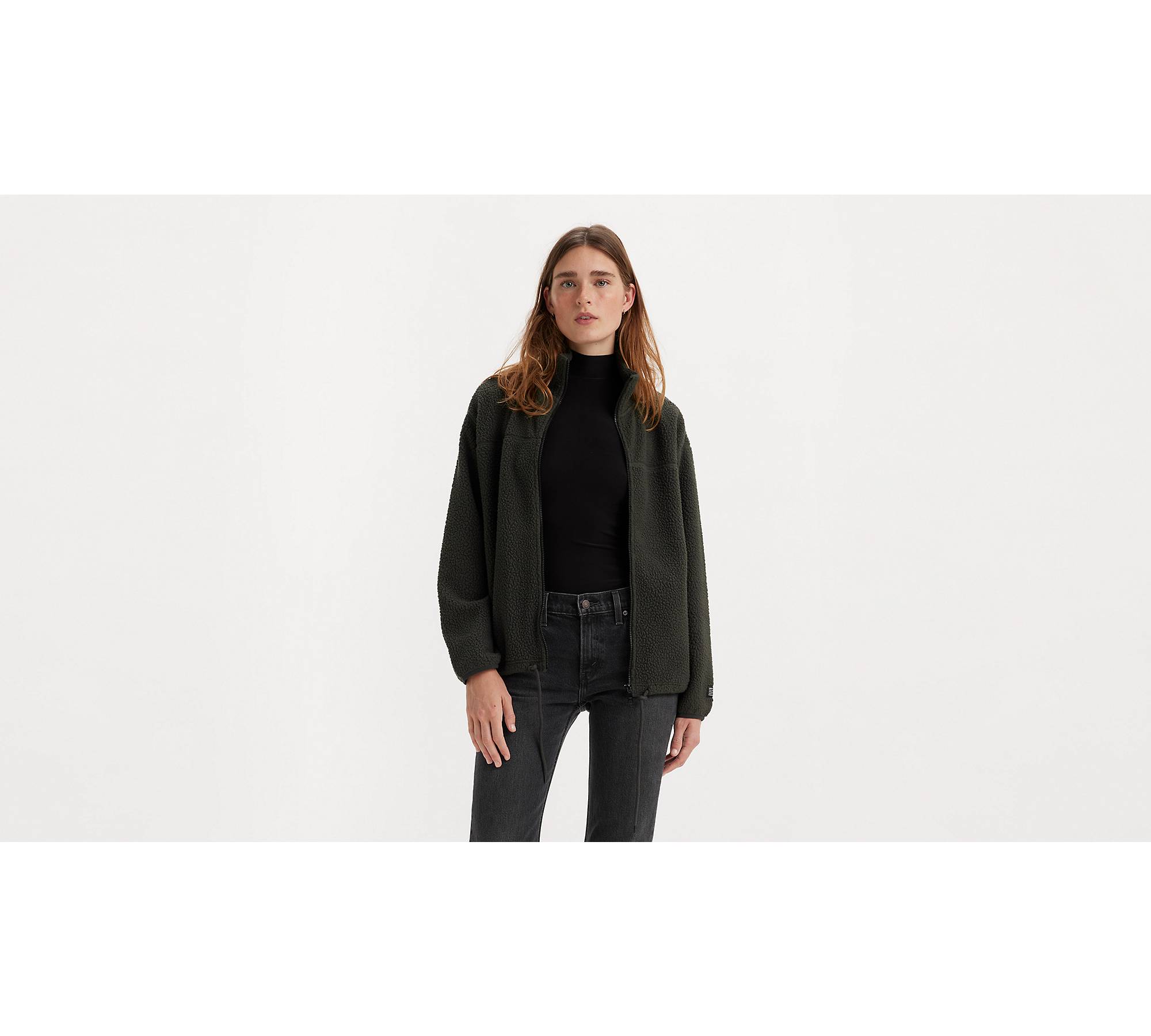 All Over Sherpa Jacket - Black | Levi's® US