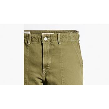 Baggy Dad Utility Women's Pants - Green