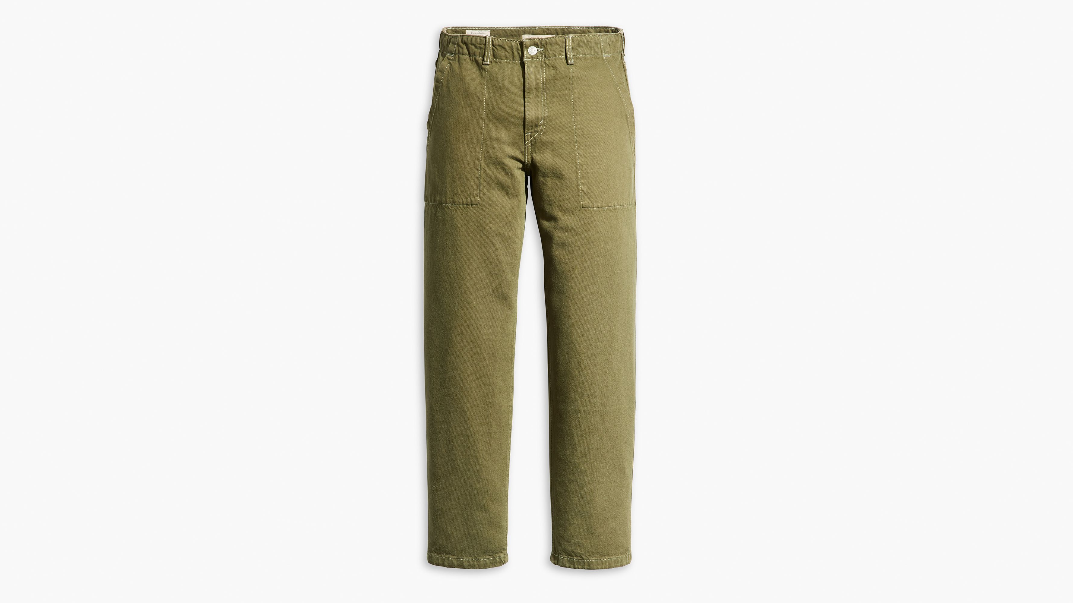 Baggy Dad Utility Women's Pants - Green