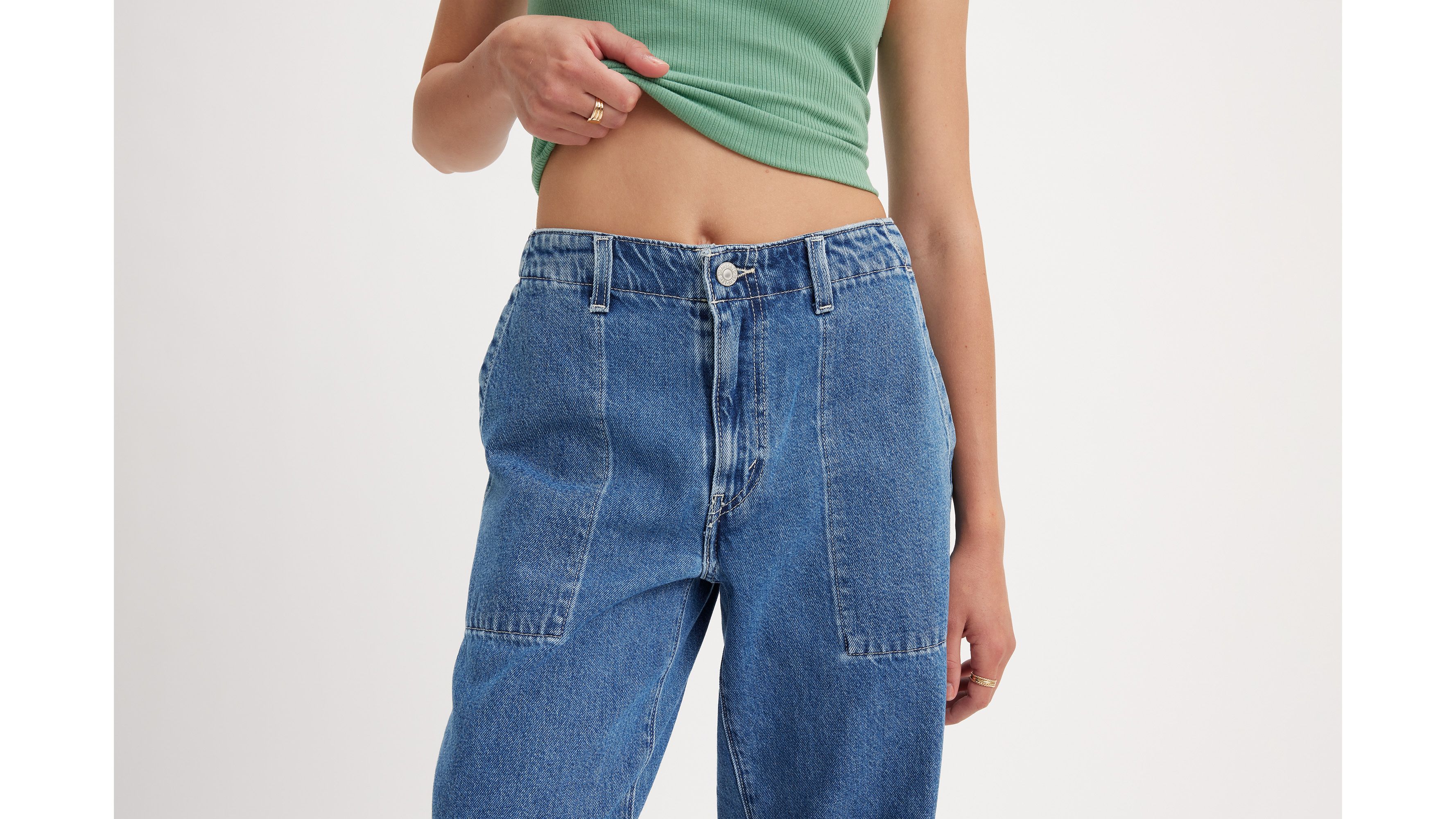 Baggy Dad Utility Women's Jeans - Dark Wash | Levi's® US