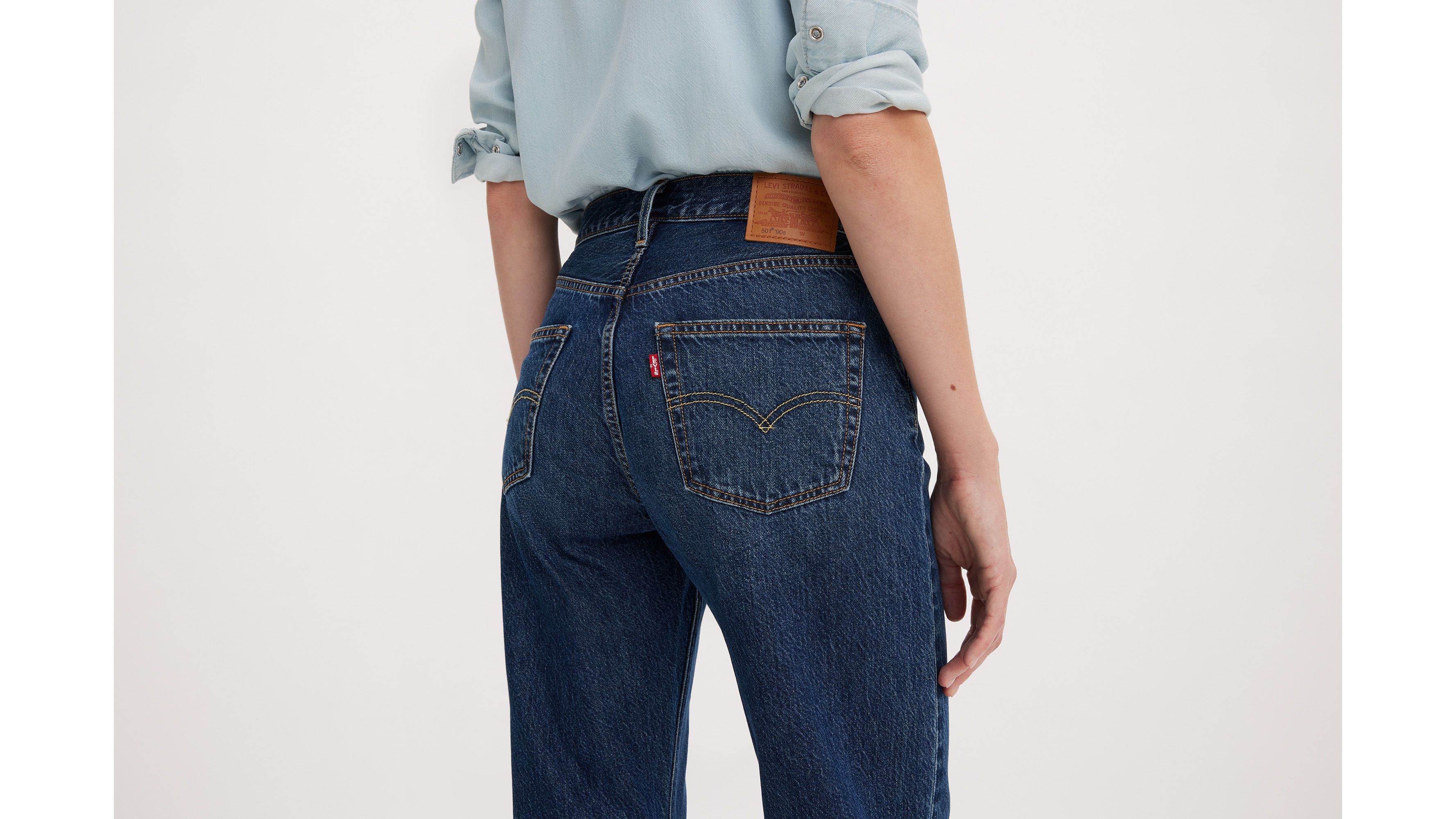 501® 90's Lightweight Jeans - Blue | Levi's® GB