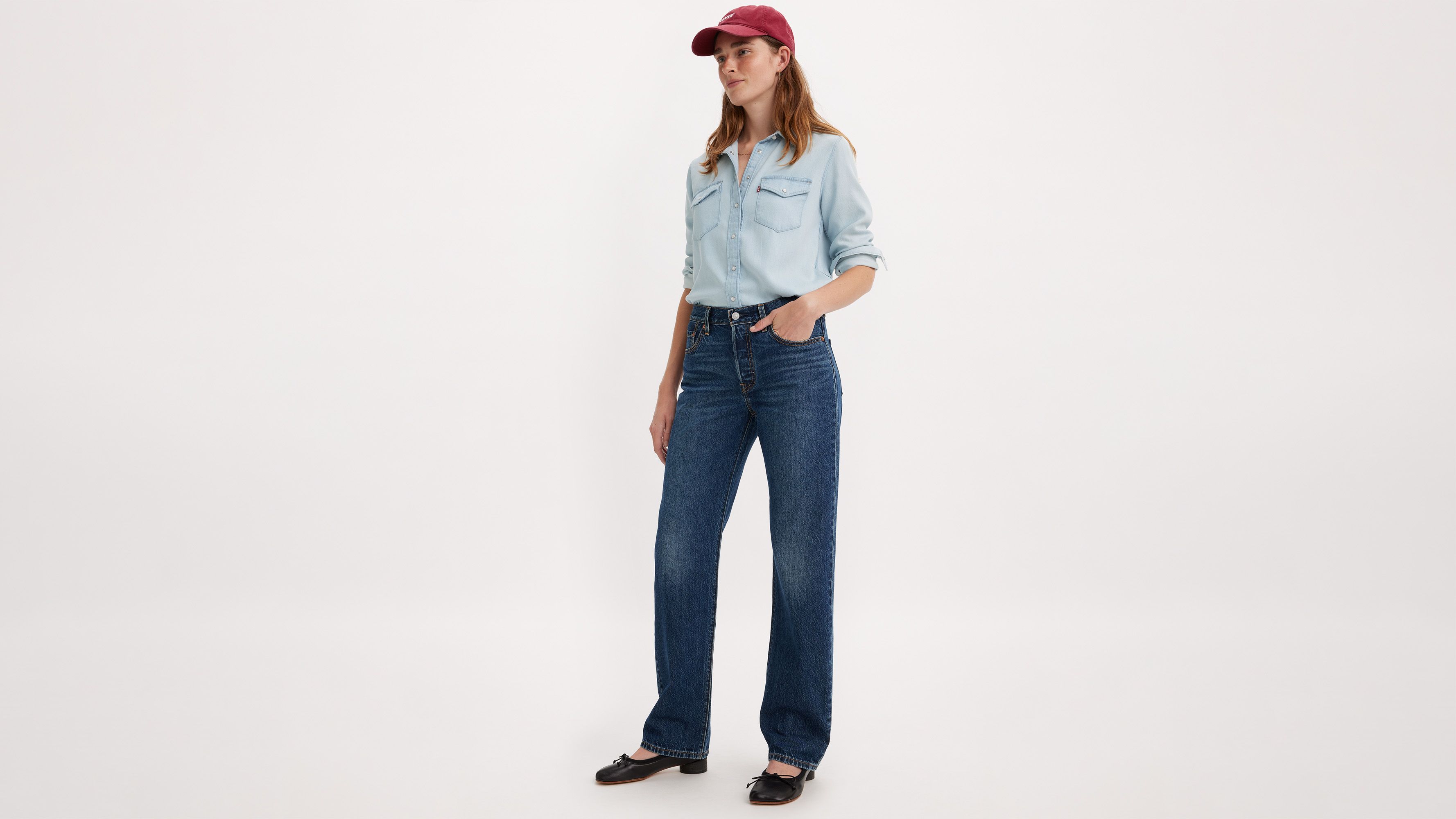 501® 90's Lightweight Jeans - Blue | Levi's® LV