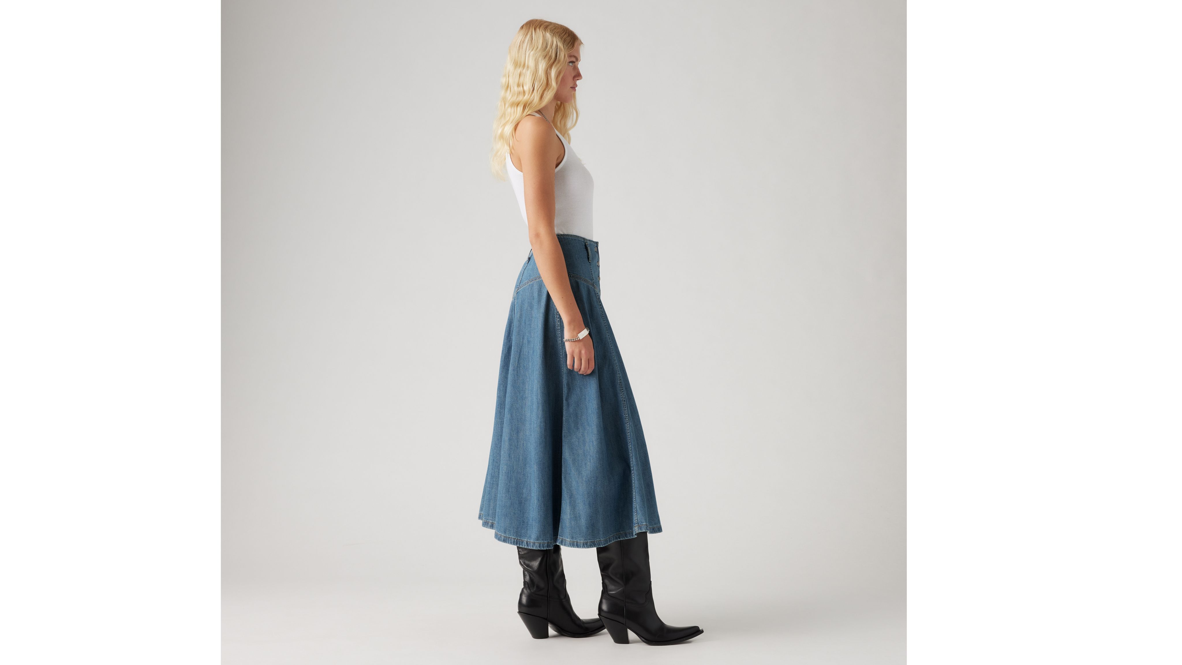 Spódnica Circle Lightweight na guziki 4