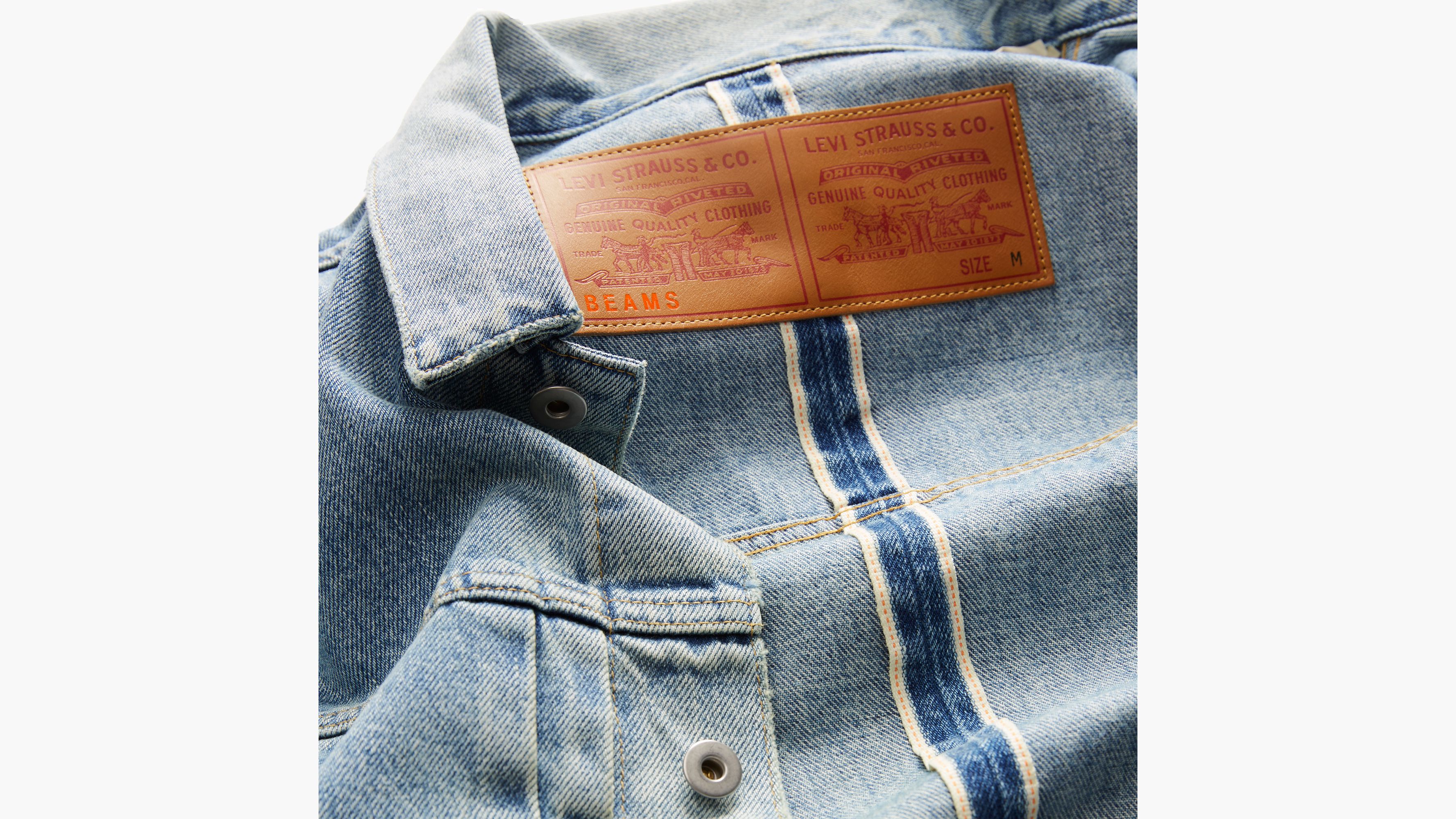 Levi's® X Beams Super Wide V2 Type I Trucker Jacket - Medium Wash | Levi's®  US