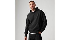 Authentic Hoodie Garment Dye Sweatshirt — Black Agate - Black 1