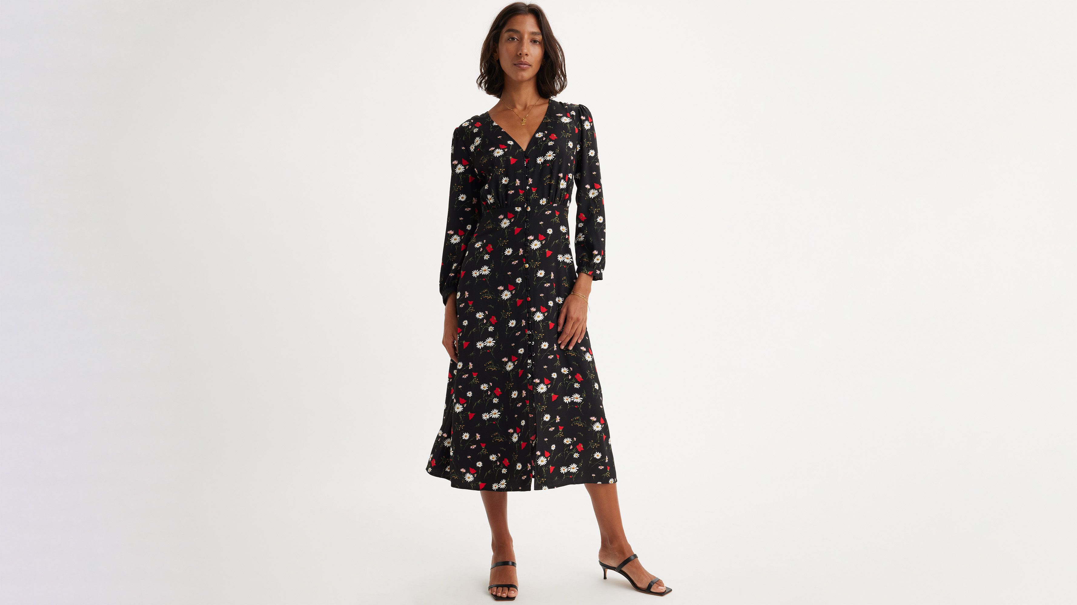 breslin long sleeve dress BRESLIN SWEATER DRESS