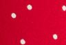 Sinead Dot Script Red - Rood - Breslin jurk met lange mouw